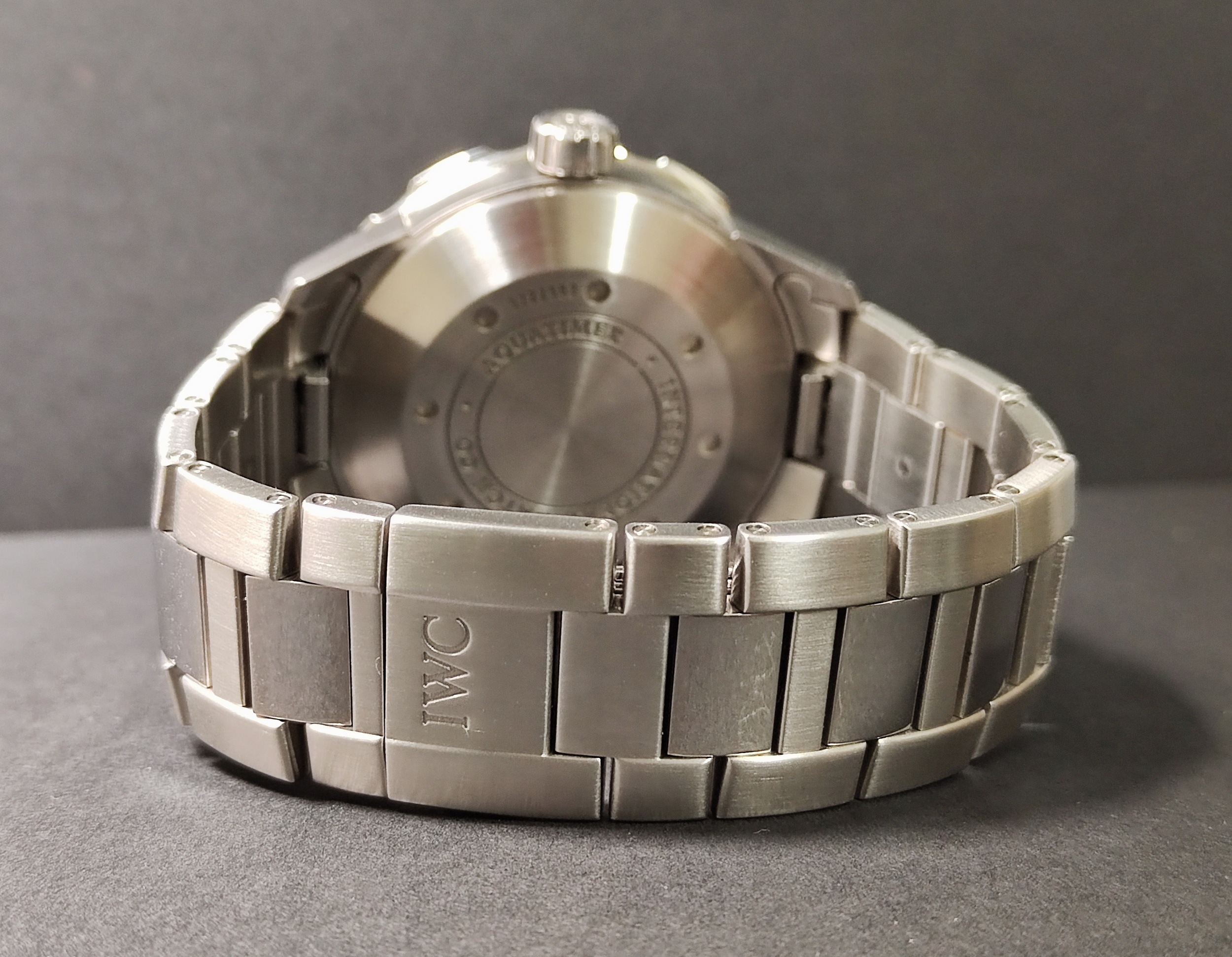 萬國 IWC 海洋時計 自動上鍊 大錶徑44mm 黑色面盤 黃色外圈 AQUATIMER 深潛2000米~原廠保單 7