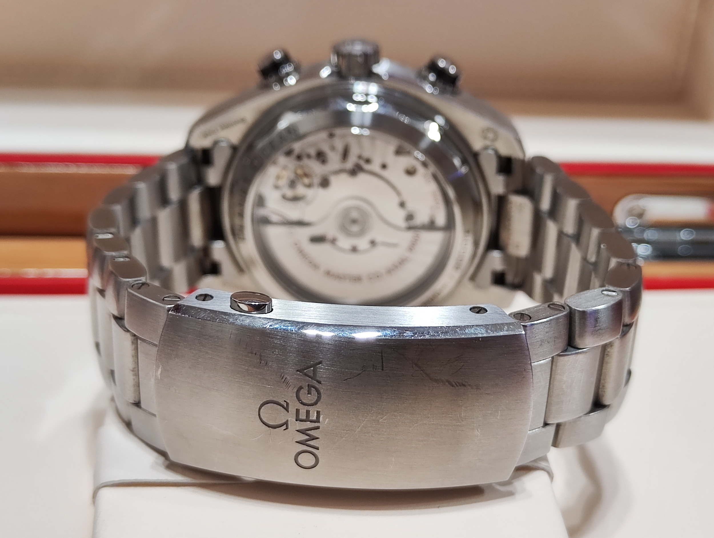 OMEGA 歐米茄 600米 大海馬 大錶徑45.5mm 自動上鍊 計時功能 橘海馬~原廠盒單 8