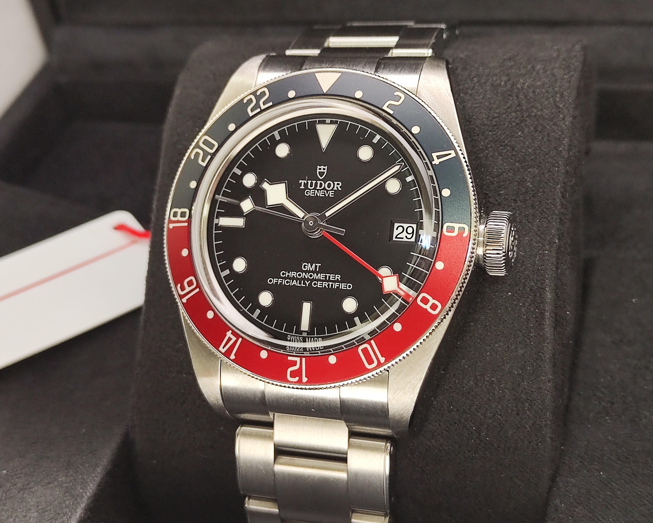帝舵 TUDOR 百事圈 79830 大錶徑41mm 自動上鍊 紅藍圈 兩地時間 GMT~原廠盒單 2023 2