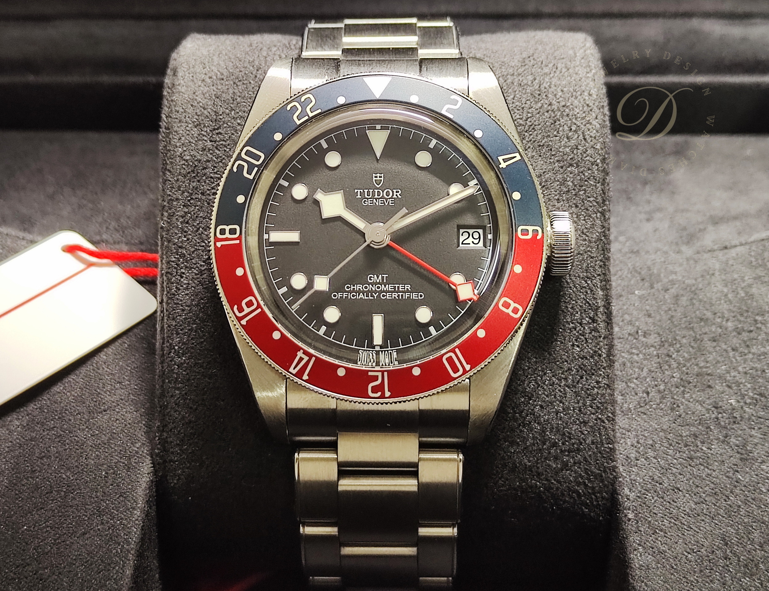 帝舵 TUDOR 百事圈 79830 大錶徑41mm 自動上鍊 紅藍圈 兩地時間 GMT~原廠盒單 2023