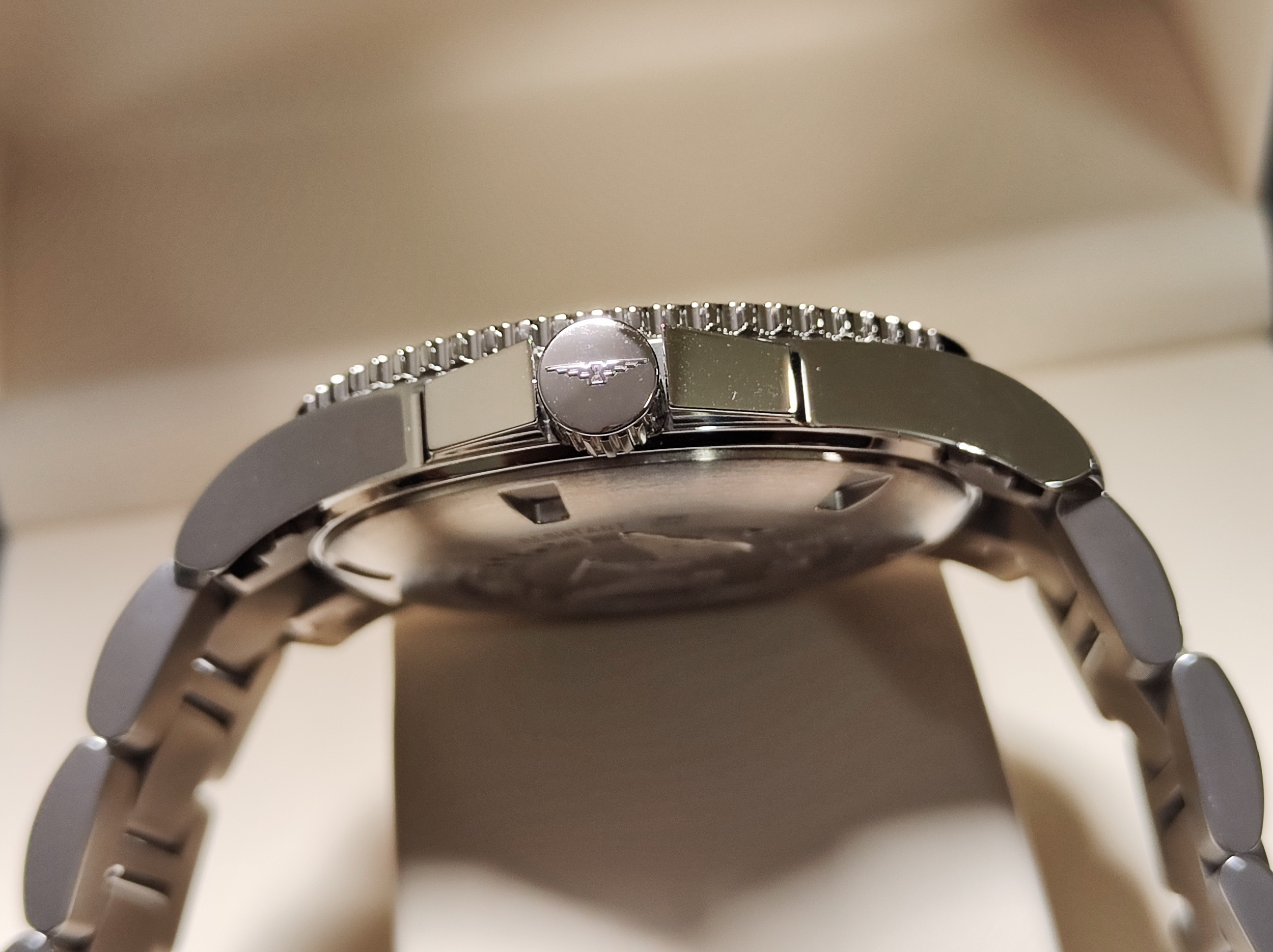 浪琴 深海征服者 大錶徑44mm 藍色鋁圈 藍色面盤 自動上鍊 浪鬼 水鬼~原廠盒單 2025AD 4