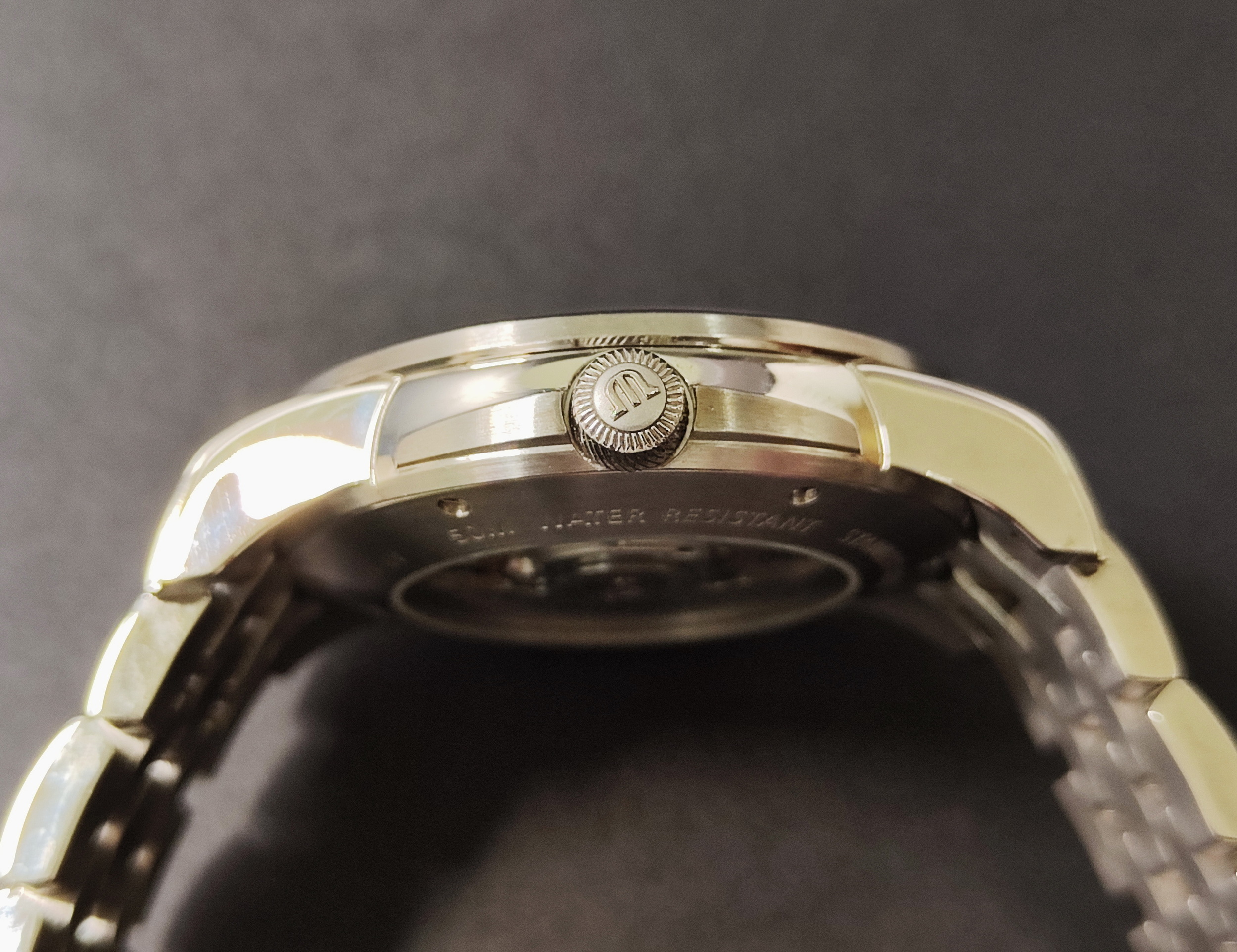 艾美 奔濤系列 黑色面盤 錶徑40mm 自動上鍊 原廠鋼帶 PT6158~原廠盒裝 4