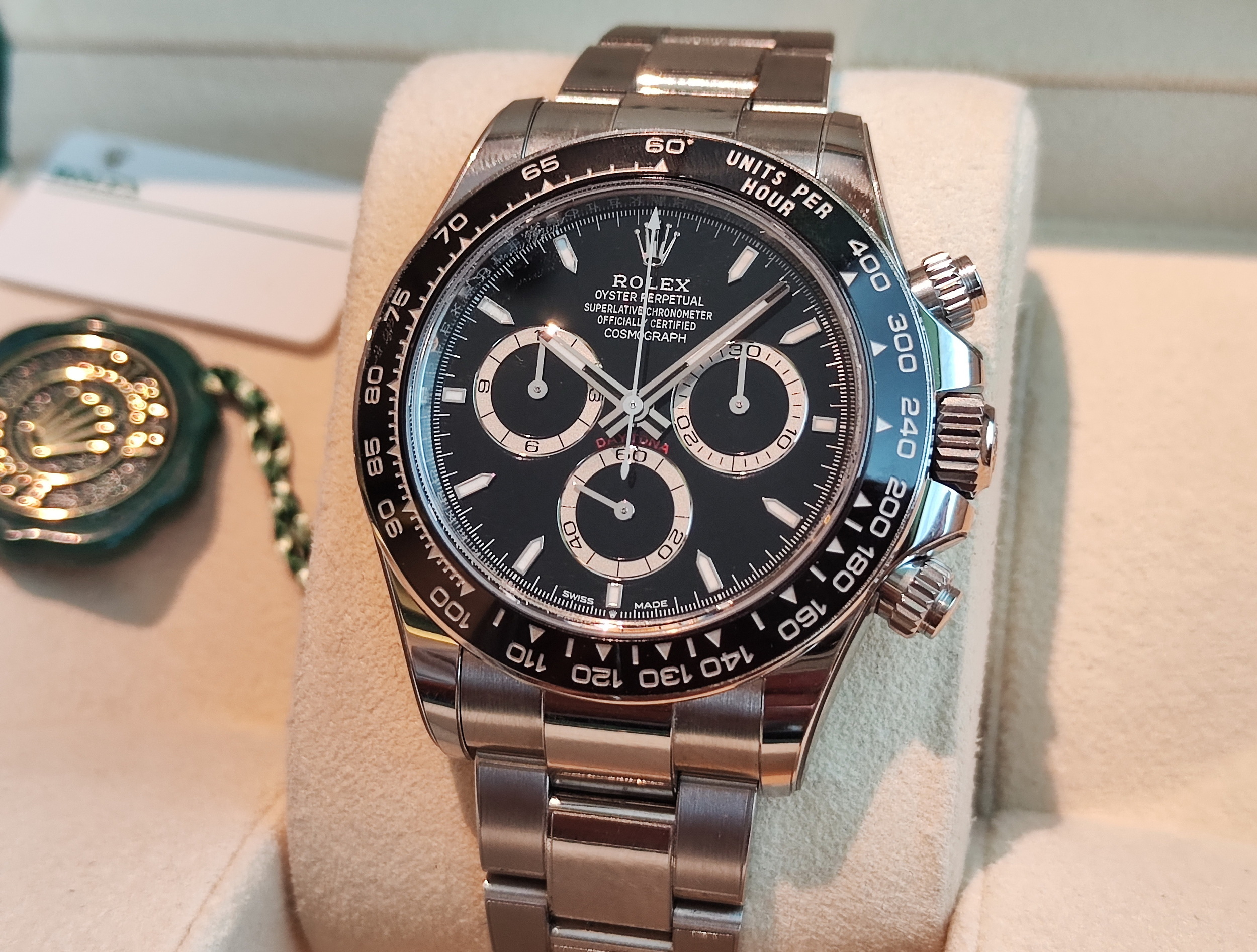 ROLEX 勞力士 126500 黑迪 黑熊貓 錶徑40mm 自動上鍊 DAYTONA 116500~原廠盒單 2024 2