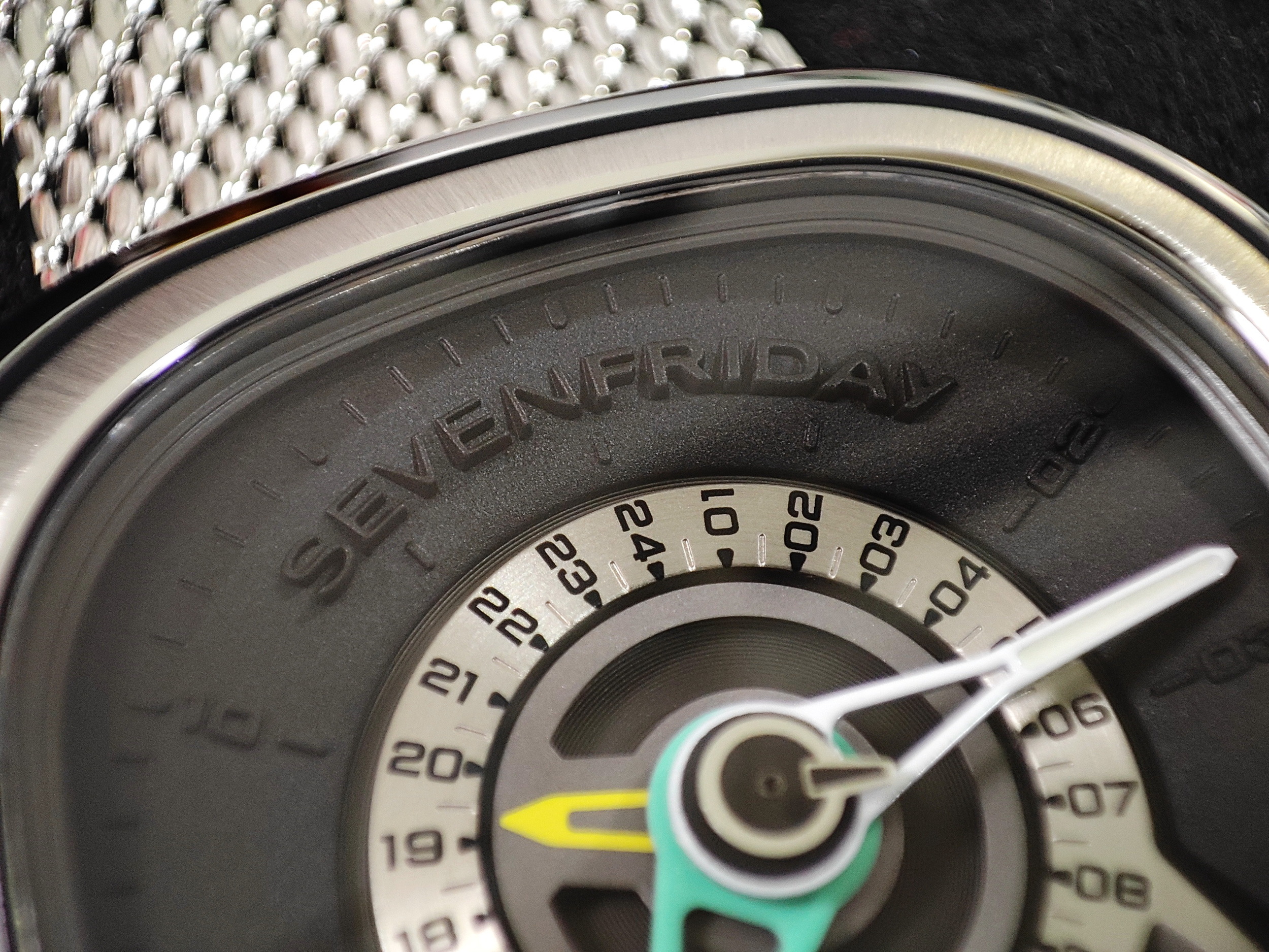 SEVENFRIDAY 全新 PG1/01M 自動上鍊 GMT 雙時區 原廠米蘭帶~原廠盒單 2025AD 2