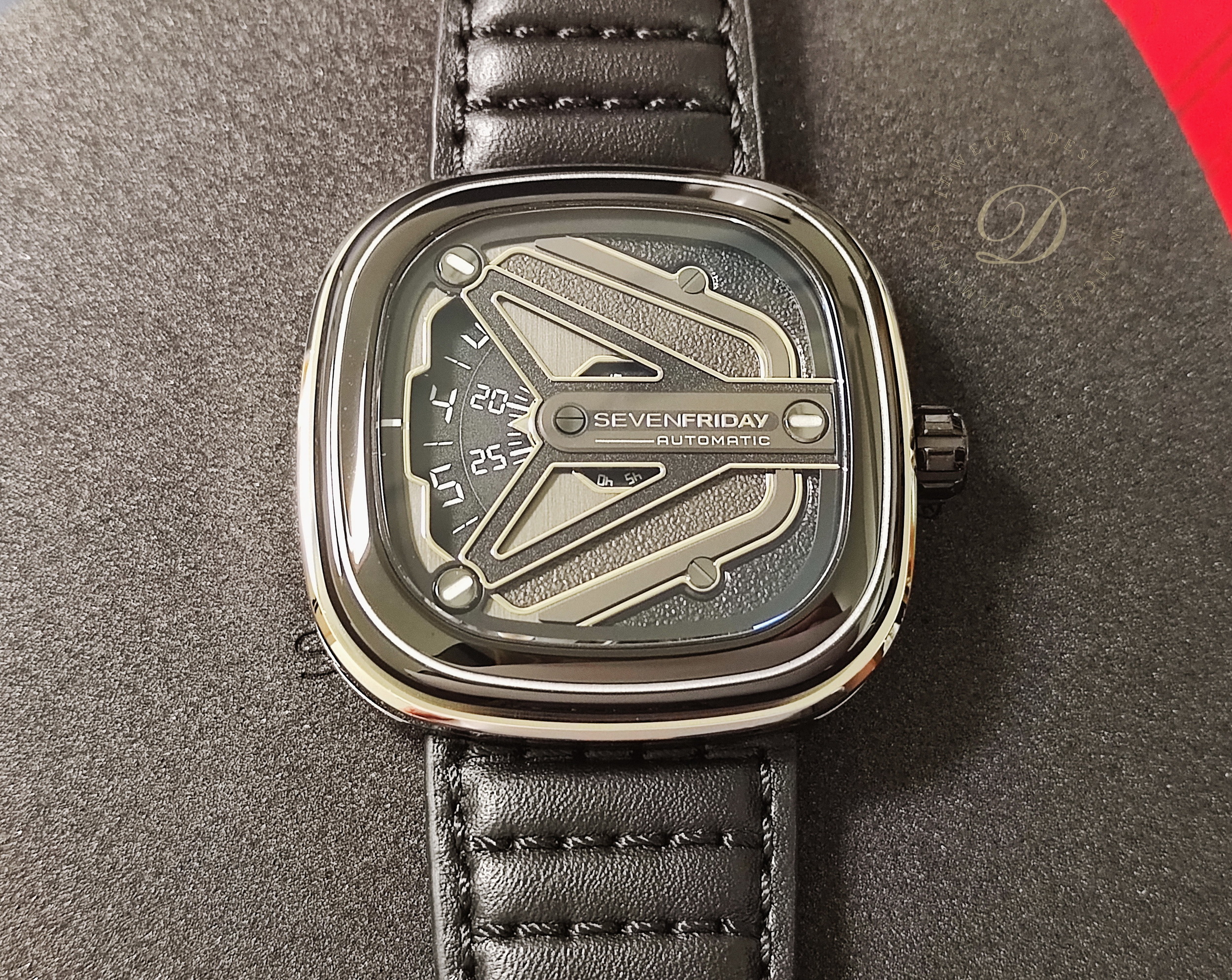 SEVENFRIDAY 全新 M3/08 黑色PVD 自動上鍊 特殊面盤顯示 龐克搖滾風~原廠盒單 2025AD