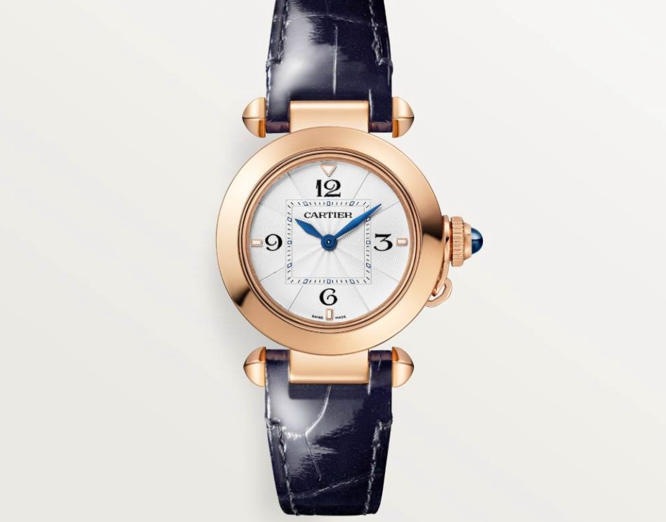 卡地亞 CARTIER 全新 PASHA  玫瑰金 錶徑30mm 石英機芯 原廠摺疊扣~原廠盒單 2025