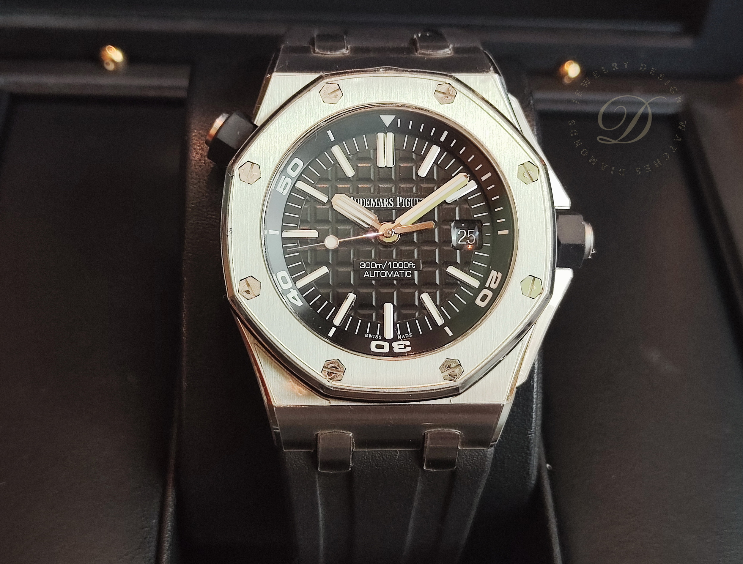 愛彼 AP 皇家橡樹 15710 大錶徑42mm 自動上鍊 透明底蓋 透背~原廠盒單 Offshore Diver