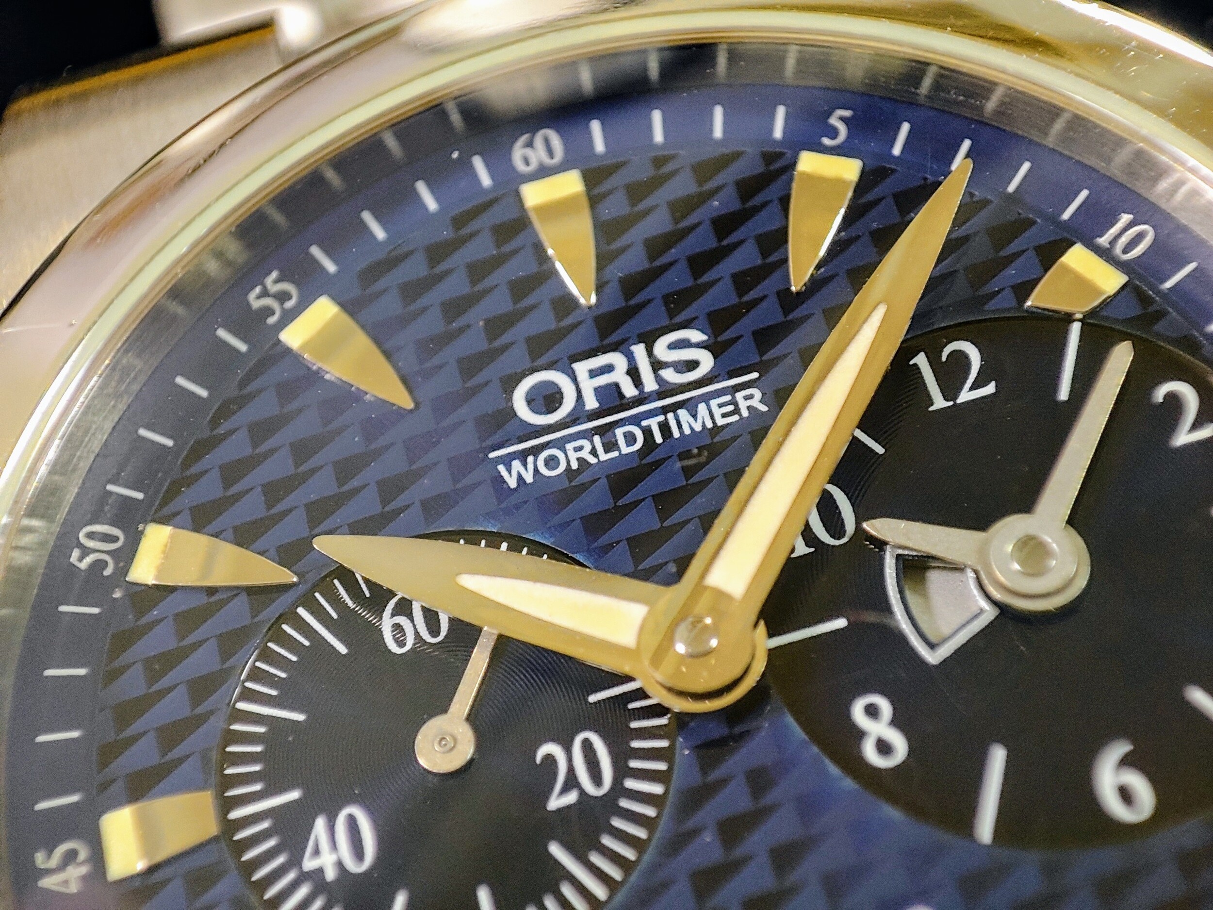 ORIS 歐力士 TT1 初代WorldTimer 藍色面盤 大錶徑42mm 第二時區 GMT 絕版釋出 2