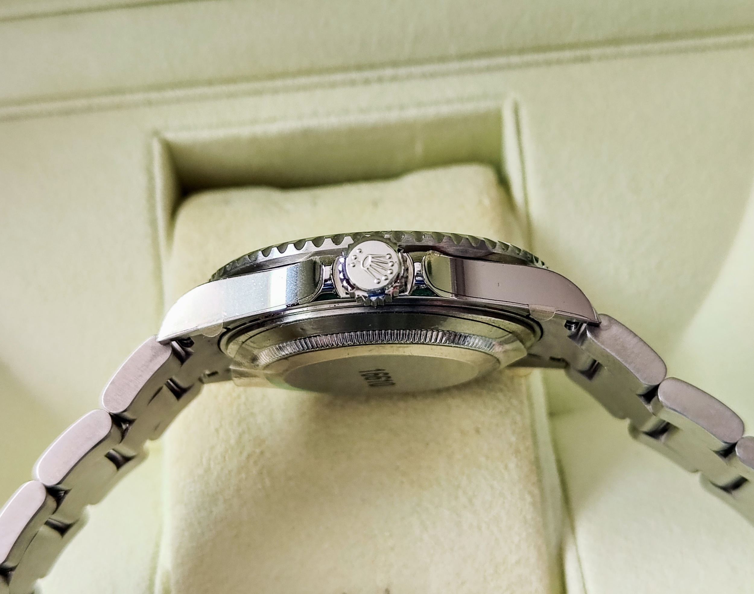 勞力士 全新 16610LV 綠水鬼 50週年紀念 錶徑40mm 自動上鍊 一代綠~原廠盒單 難得釋品 16610 2