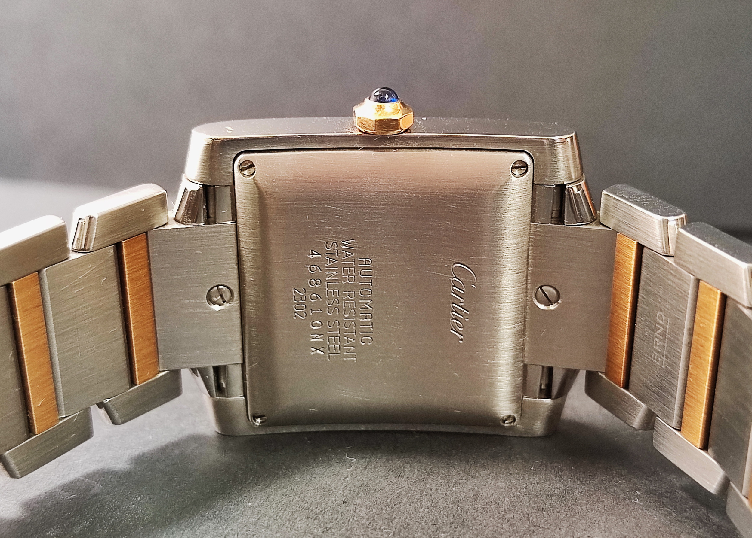 卡地亞 CARTIER 法國坦克 半金款 自動上鍊 羅馬數字 Tank Française 經典坦克 5