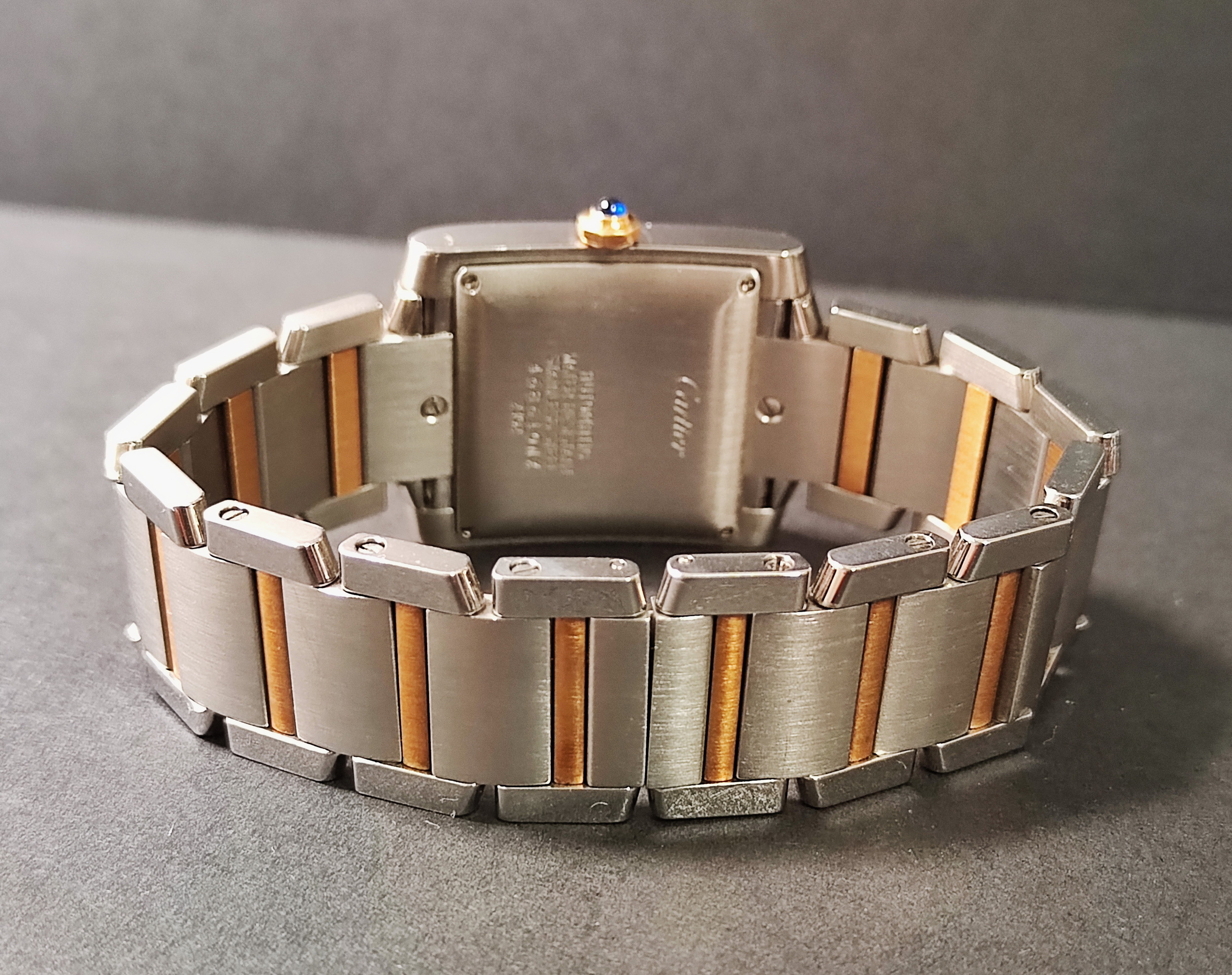 卡地亞 CARTIER 法國坦克 半金款 自動上鍊 羅馬數字 Tank Française 經典坦克 7