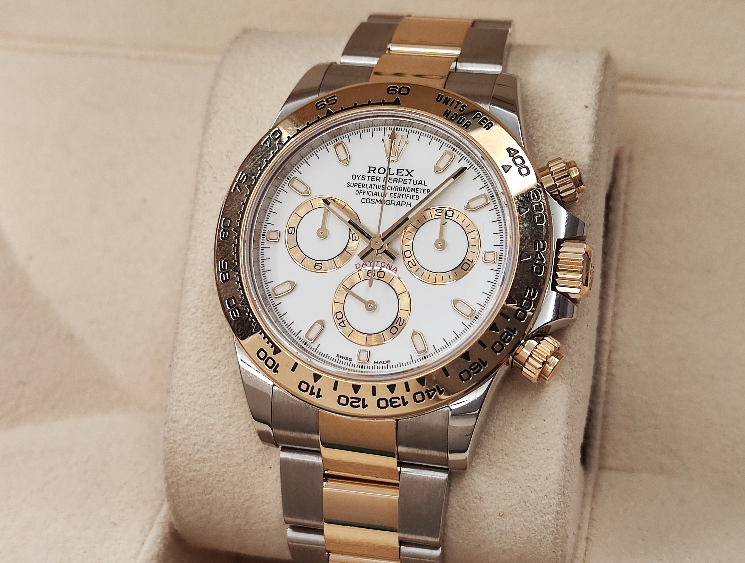 勞力士 116503 半金白 迪通納 錶徑40mm 計時功能 DAYTONA 自動上鍊~原廠盒單 2022 2