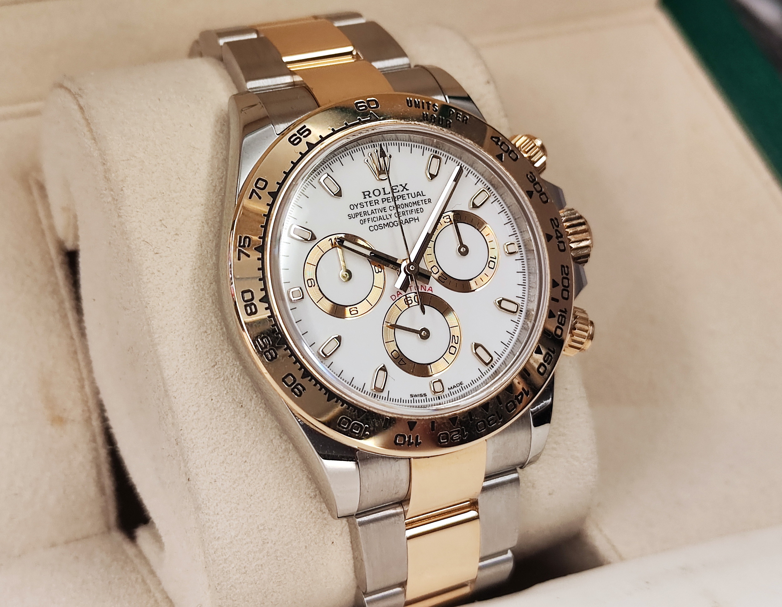 勞力士 116503 半金白 迪通納 錶徑40mm 計時功能 DAYTONA 自動上鍊~原廠盒單 2022 3