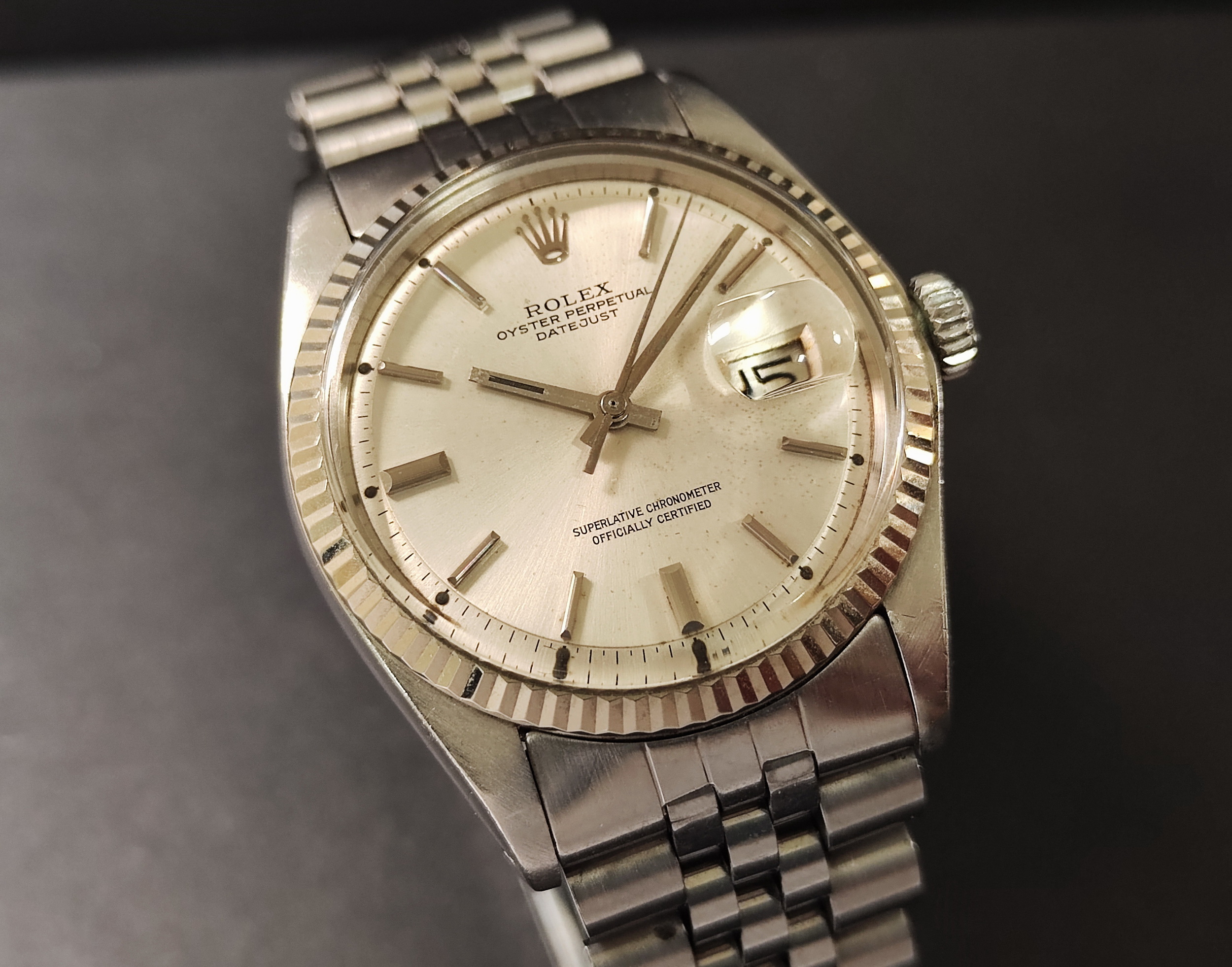 勞力士 1601 錶徑36mm 自動上鍊 1570自動機芯 附RSC發票 16014 16234可參考 3