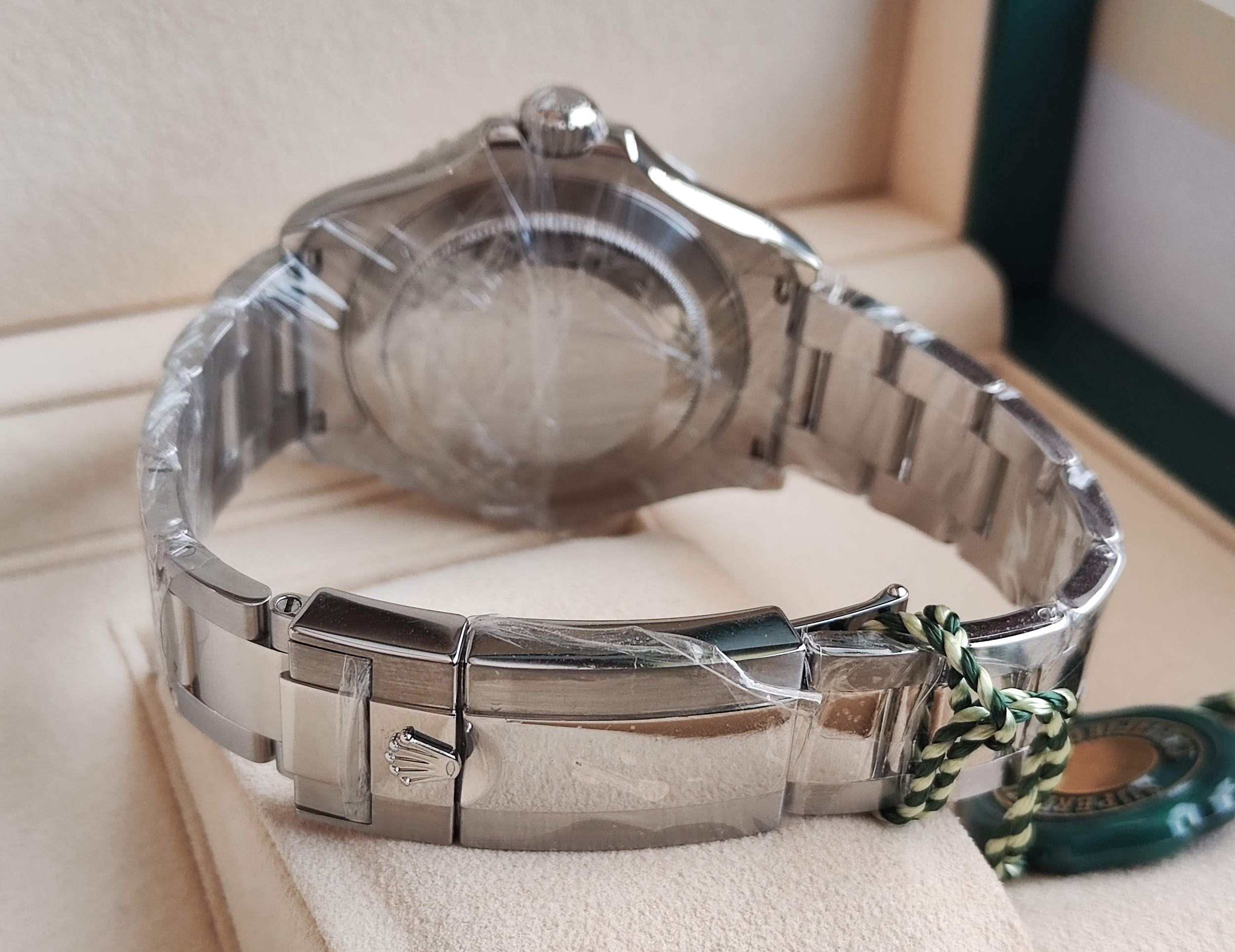 勞力士 126622 遊艇名仕 灰色面盤 錶徑40mm 藍色秒針 自動上鍊 Yacht-Master 鉑金錶圈~原廠盒單 原廠保固至2027 5