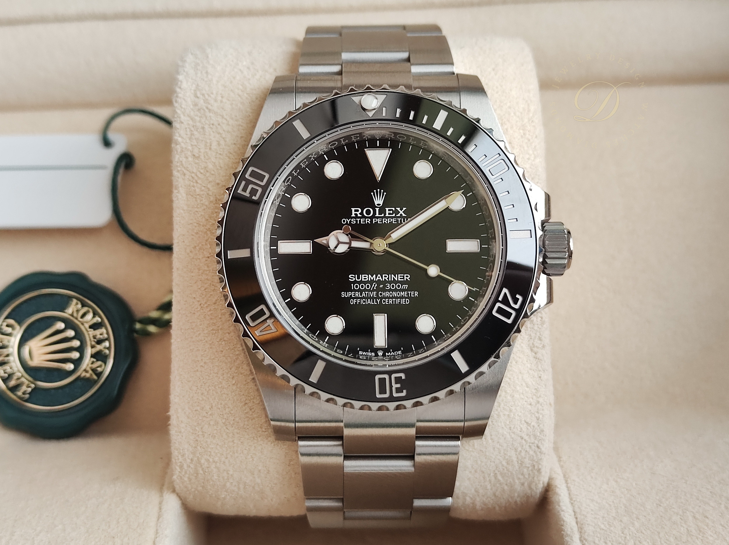 勞力士 124060 無曆 黑水鬼 大錶徑41mm 自動上鍊 陶瓷圈~原廠盒單 2025近新 114060可參考