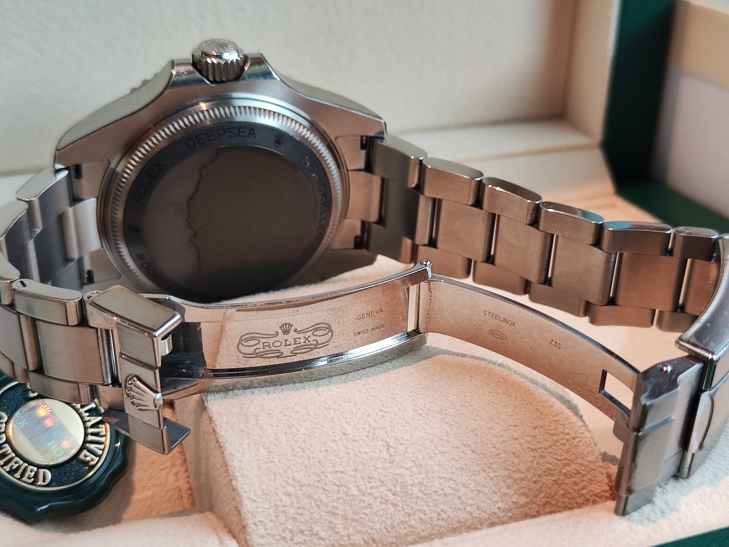 勞力士 136660DB 漸藍 水鬼王 大錶徑44mm 自動上鍊 黑水鬼 136660~原廠盒單 2023 126660參考 6