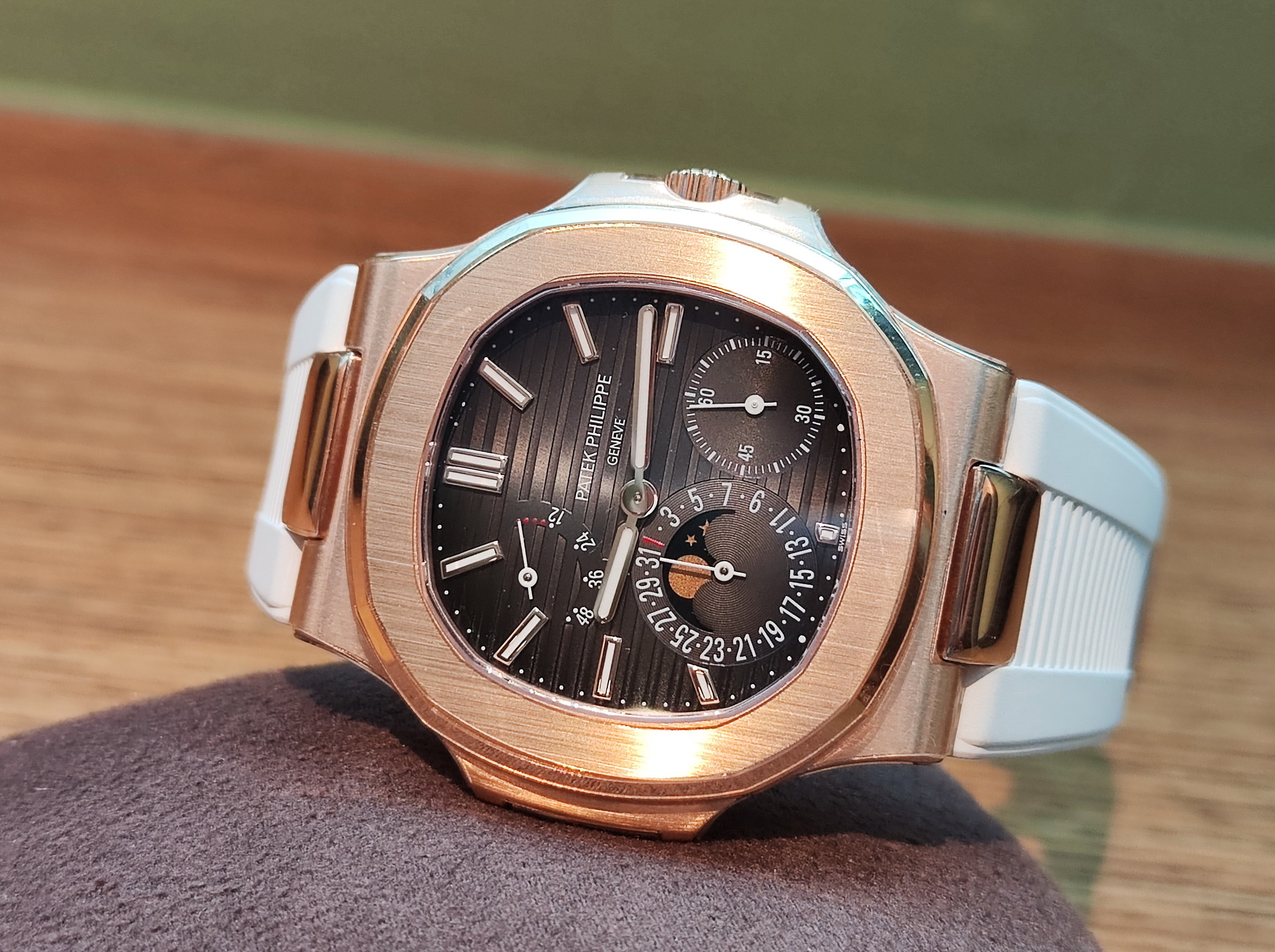 PP 百達翡麗 5712R 玫瑰金 錶徑40mm 自動上鍊 金鷹 5712~原廠盒單 鸚鵡螺 2