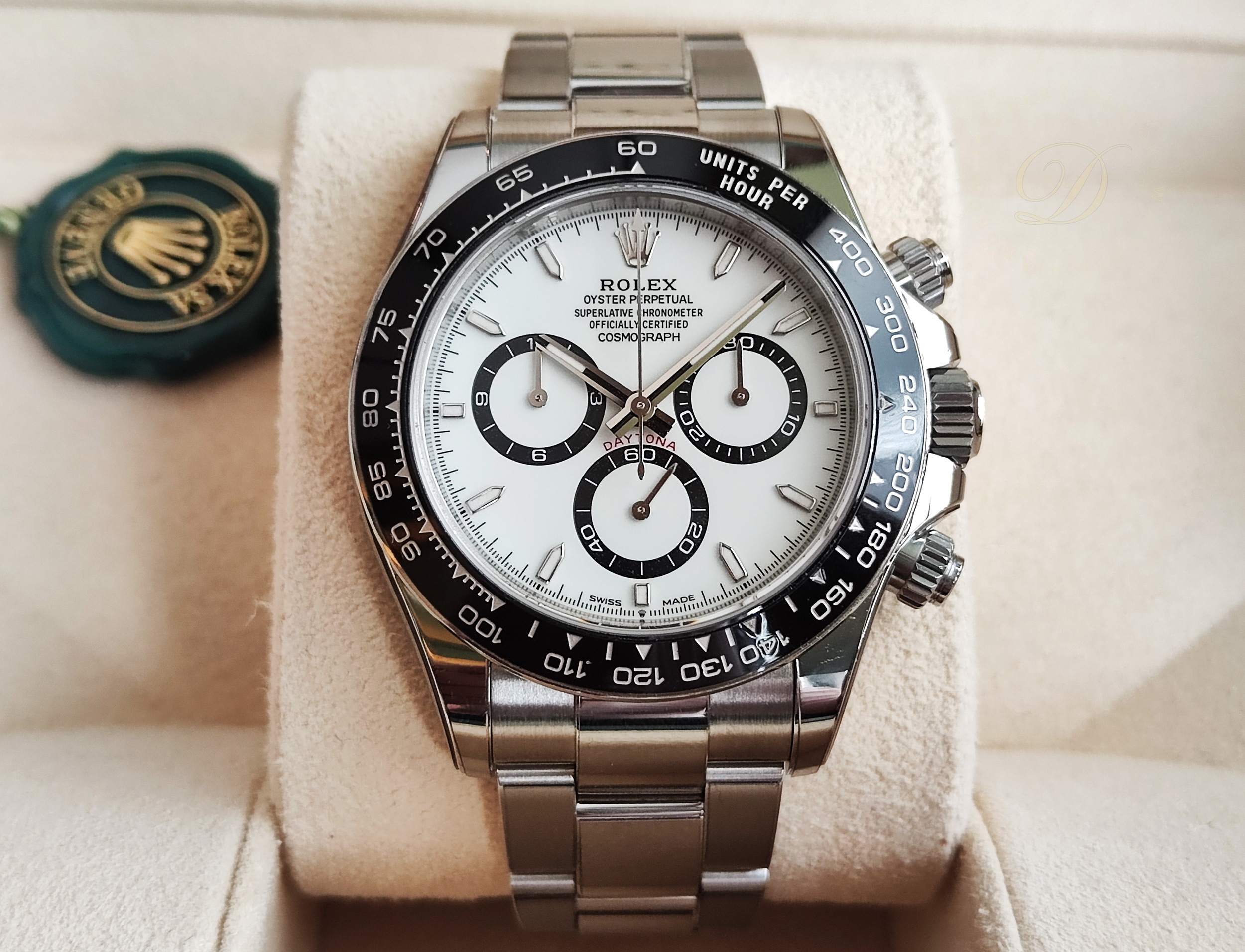 ROLEX  勞力士 126500 白迪 白熊貓 錶徑40mm 自動上鍊 DAYTONA  迪通納~原廠盒單 2024 116500參考
