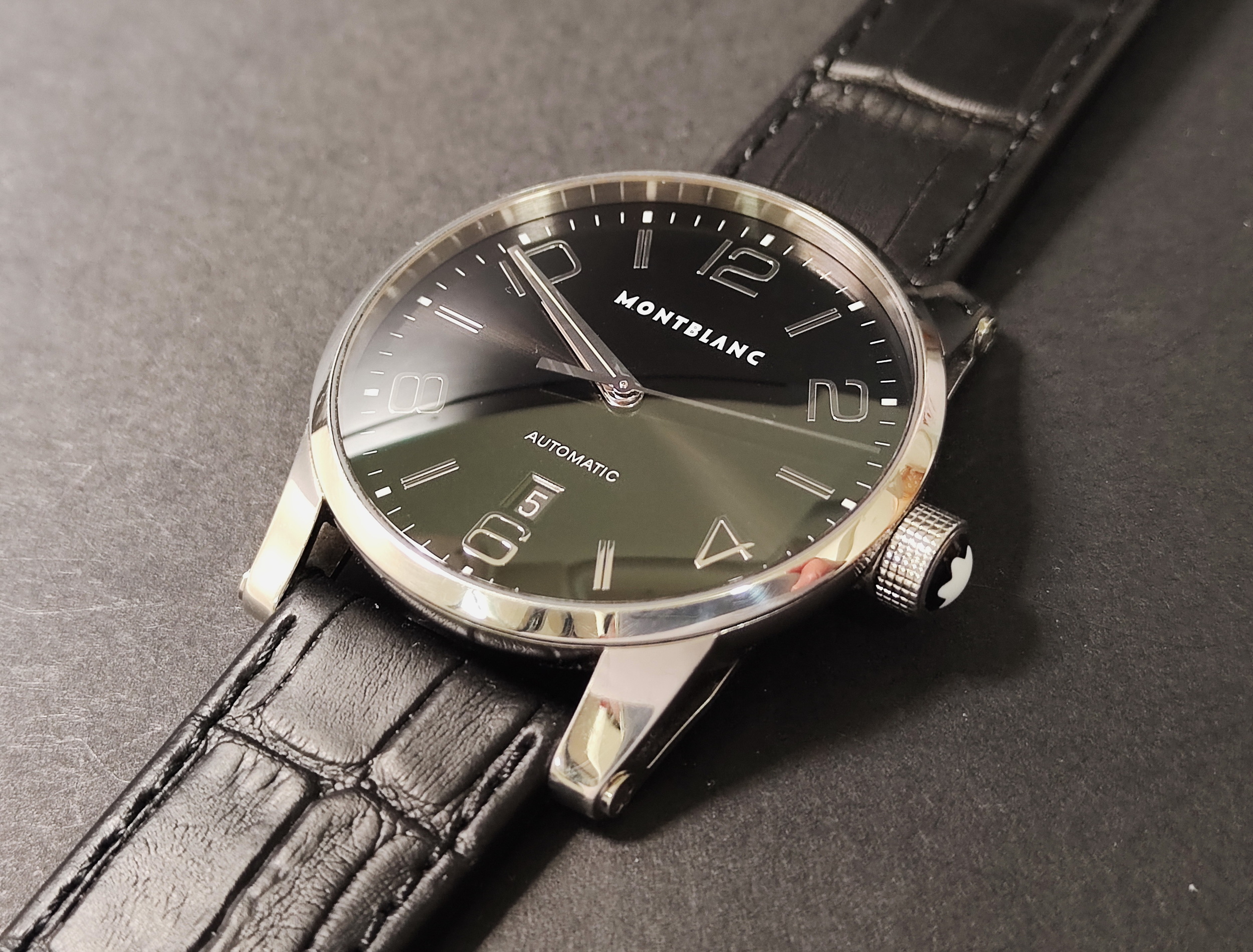 萬寶龍 TimeWalker 時光行者 大錶徑42mm 自動上鍊 鏤空錶殼 經典錶款 2