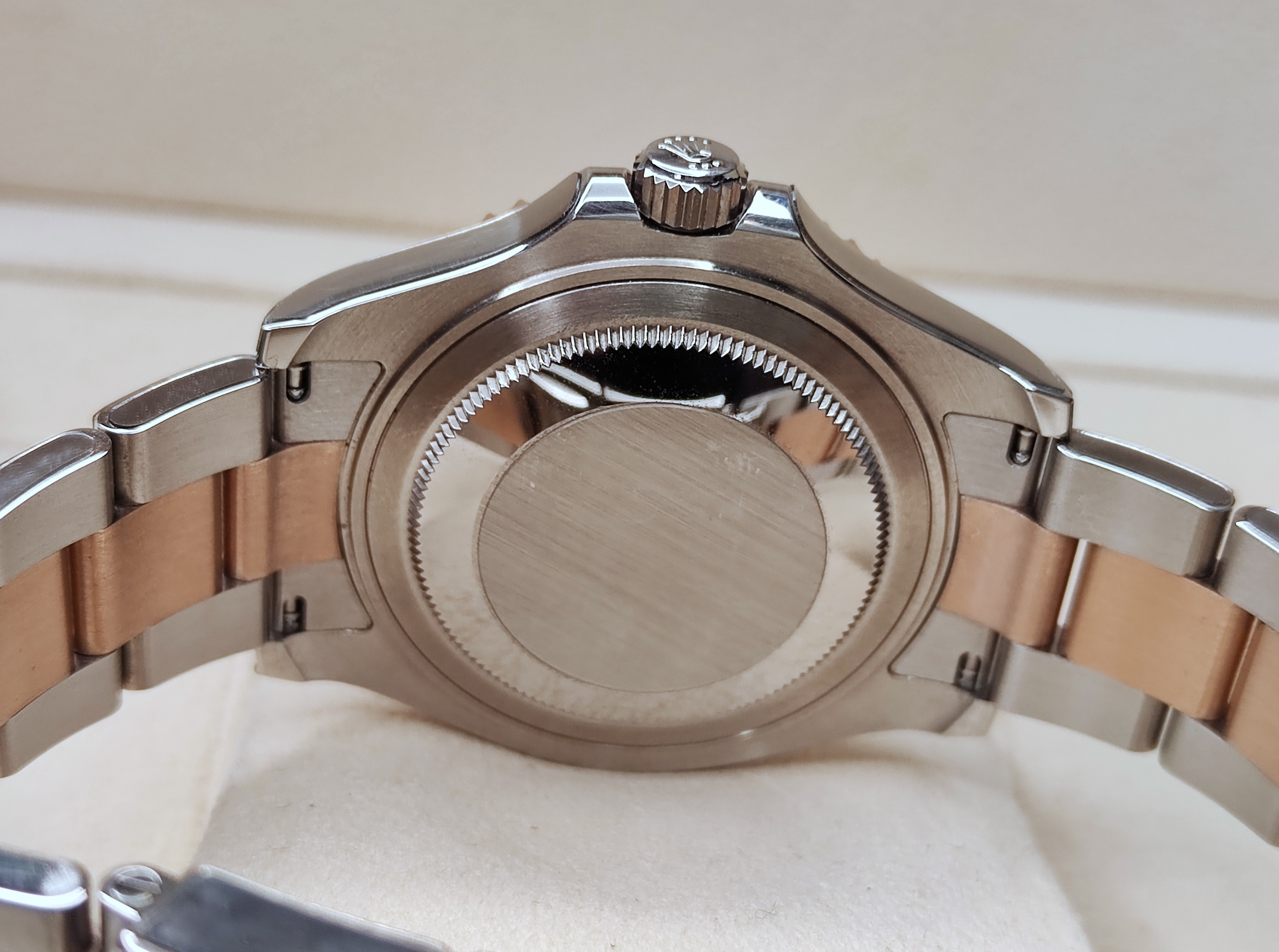 勞力士 268621 半玫瑰金 巧克力面盤 錶徑37mm 自動上鍊 Yacht-Master 遊艇名仕~原廠盒單 2019 5