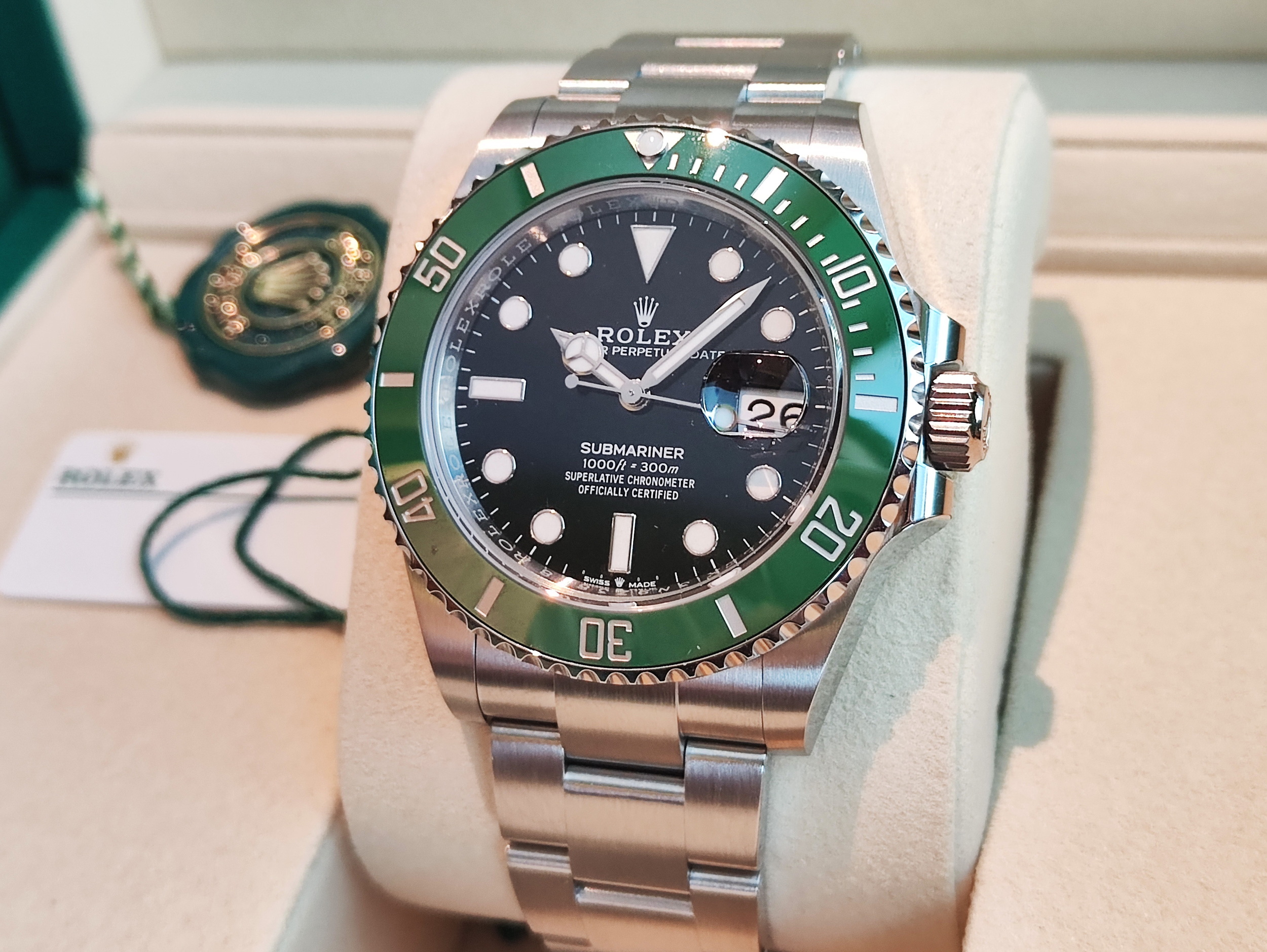 勞力士 全新 2026 綠水鬼 126610LV 黑色面盤 大錶徑41mm 自動上鍊 星巴克 126610~原廠盒單 2026最新 2