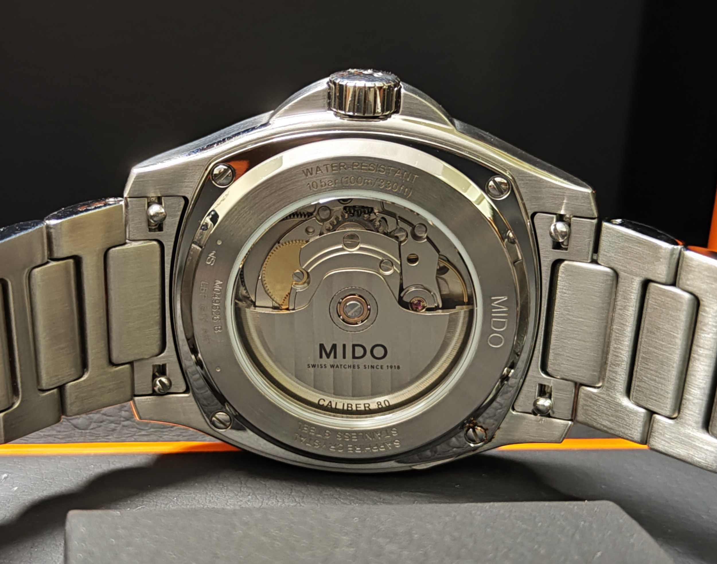 MIDO 美度 Multifort TV 大視窗 藍色面盤 錶徑40mm 自動上鍊 Big Date~原廠盒單 2024AD 5