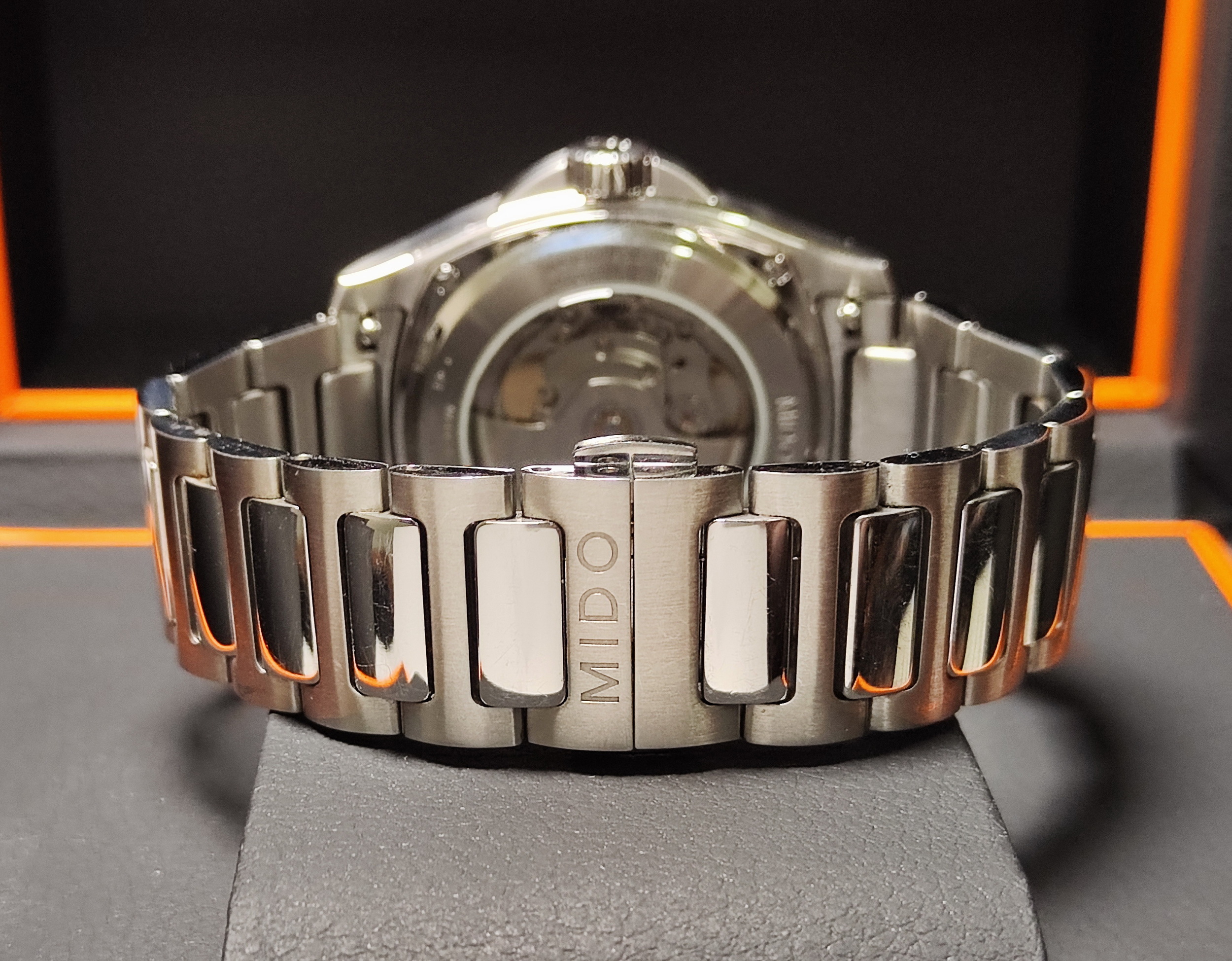 MIDO 美度 Multifort TV 大視窗 藍色面盤 錶徑40mm 自動上鍊 Big Date~原廠盒單 2024AD 7