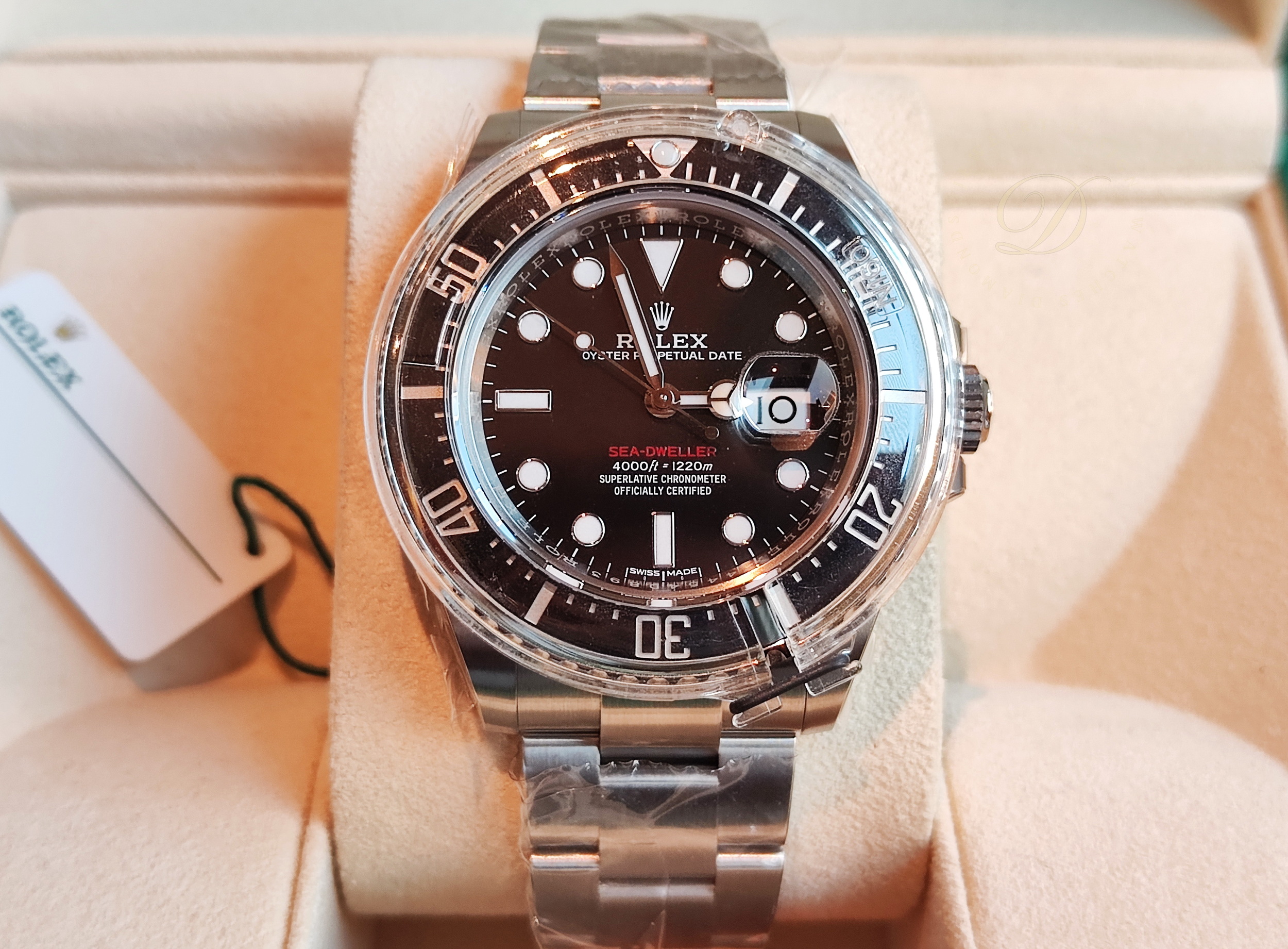 勞力士 全新 126600 紅字海使 MK1無皇冠 大錶徑43mm 自動上鍊 陶瓷圈~原廠盒單 未使用品