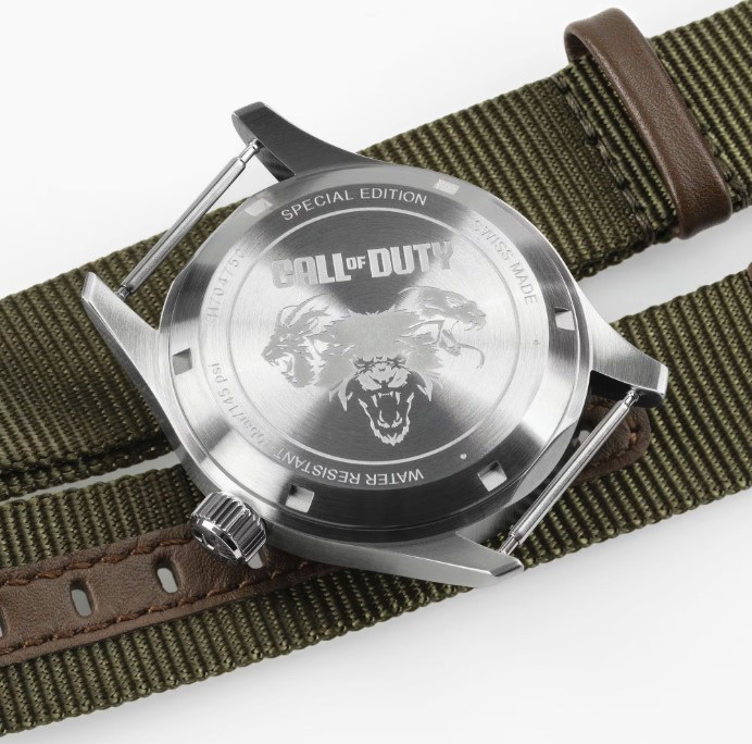 漢米爾頓 全新 卡其野戰《決勝時刻》限量版 錶徑38mm 自動上鍊 Call of Duty~原廠盒單 2026AD 4