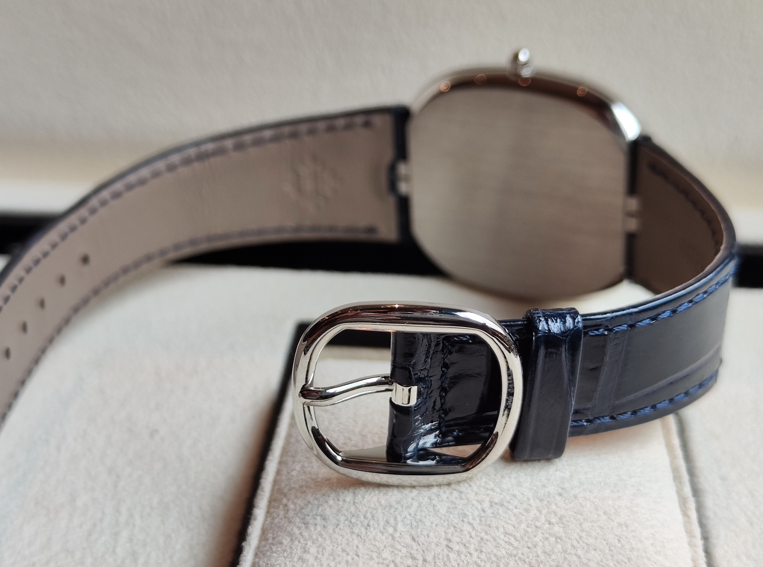 PP 百達翡麗 5738P-001 鉑金 藍色面盤 錶徑寬34.5mm 自動上鍊~原廠盒單 5738 8