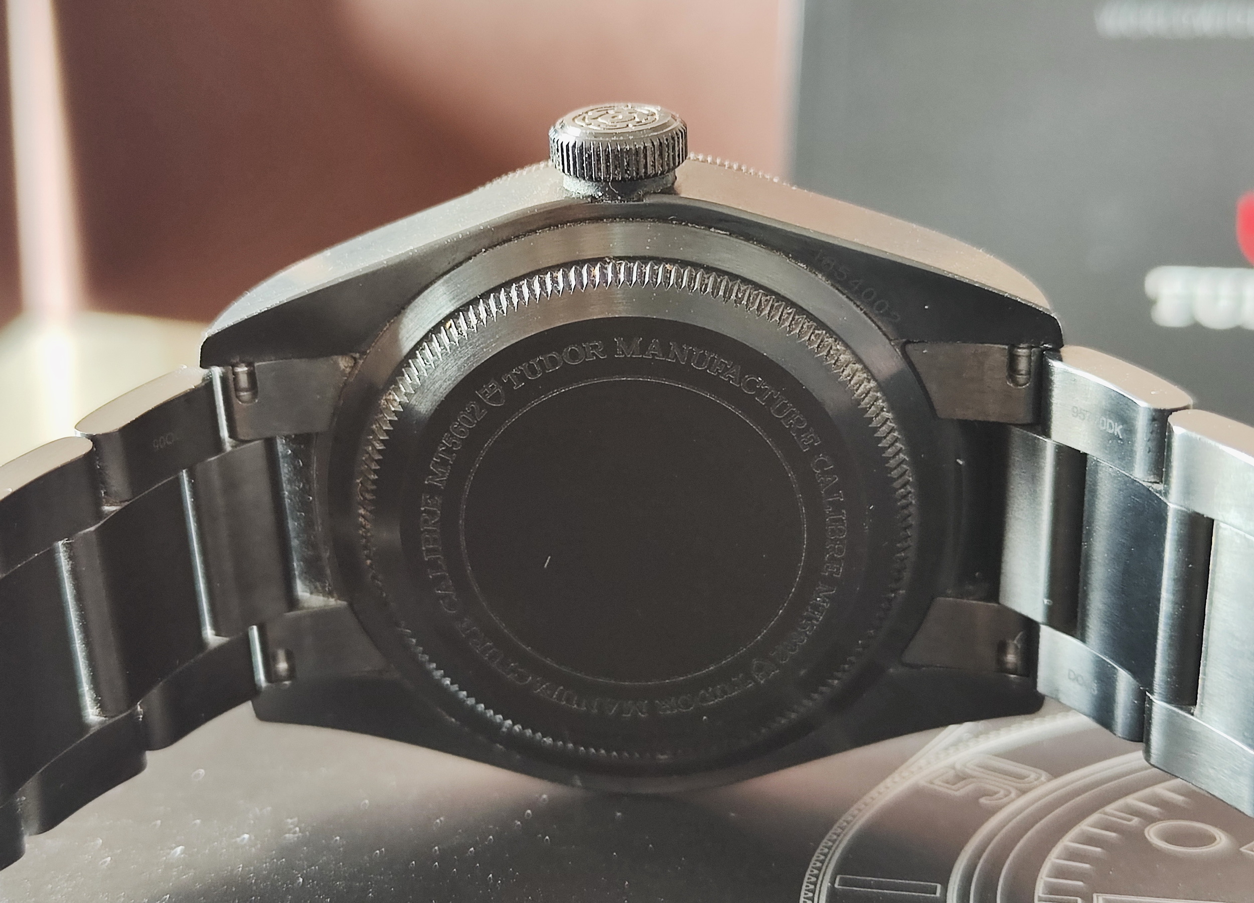 帝陀 TUDOR 黑水鬼 79230DK 大錶徑41mm 自動上鍊 黑色PVD~原廠盒單 79230 4