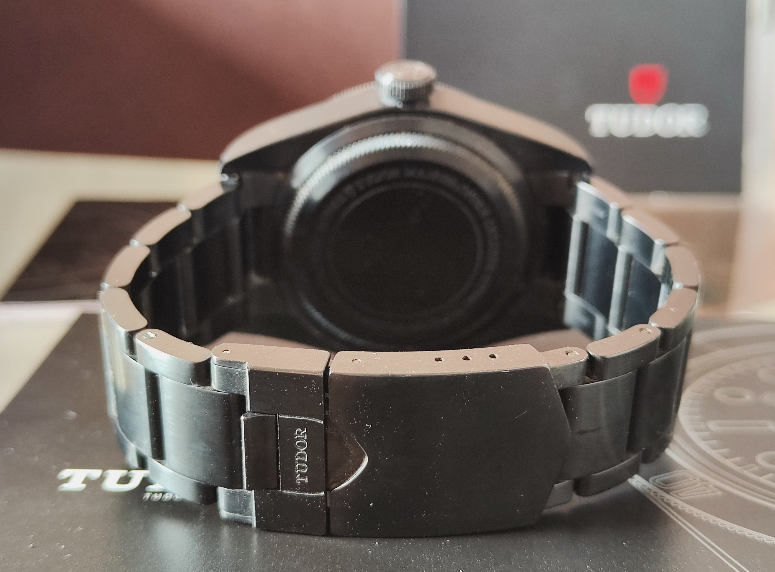 帝陀 TUDOR 黑水鬼 79230DK 大錶徑41mm 自動上鍊 黑色PVD~原廠盒單 79230 6