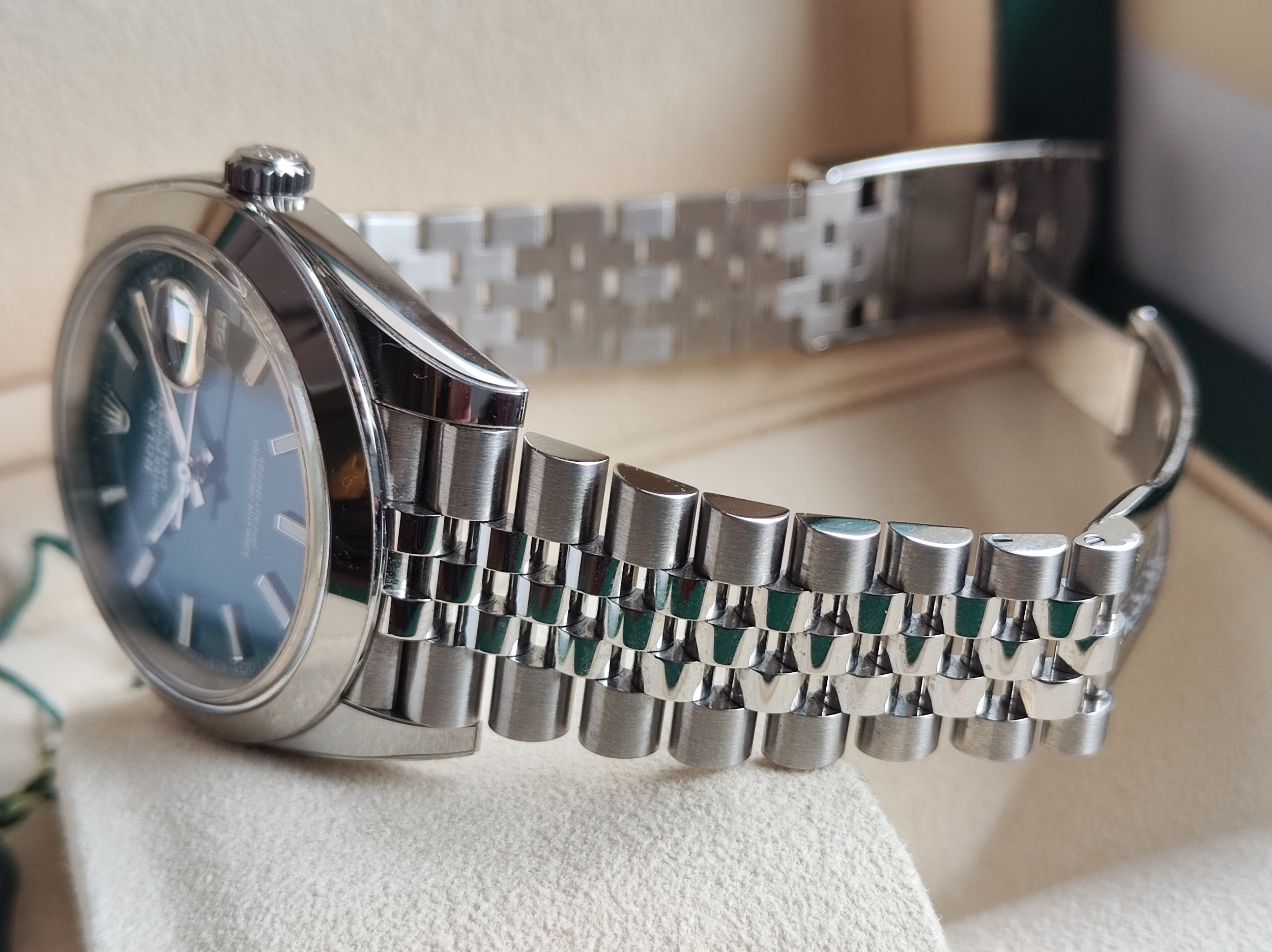 勞力士 126300 藍色面盤 大錶徑41mm 自動上鍊 五株錶帶 Datejust~原廠盒單 2022 5