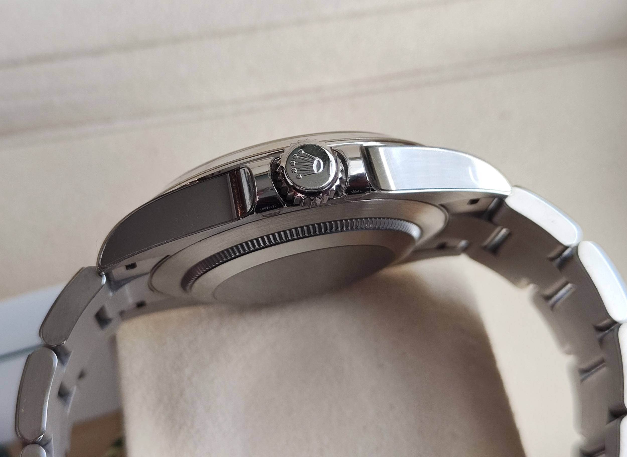 勞力士 126900 空中霸王 錶徑40mm 自動上鍊 Air-King 黃色黃冠 新款護橋~原廠盒單 2022 4