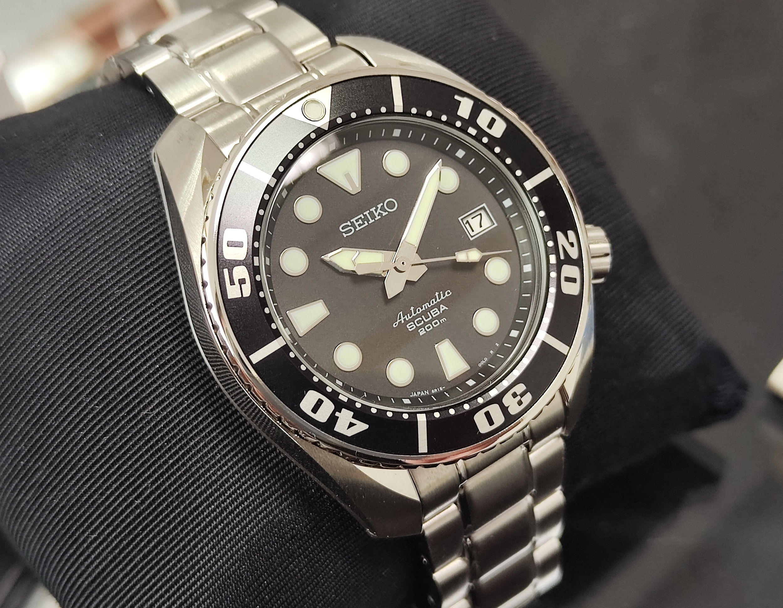 SEIKO 精工 PROSPEX 細MM 元祖 大錶徑43mm 自動上鍊 初代 6R15-00G0~原廠盒裝 2