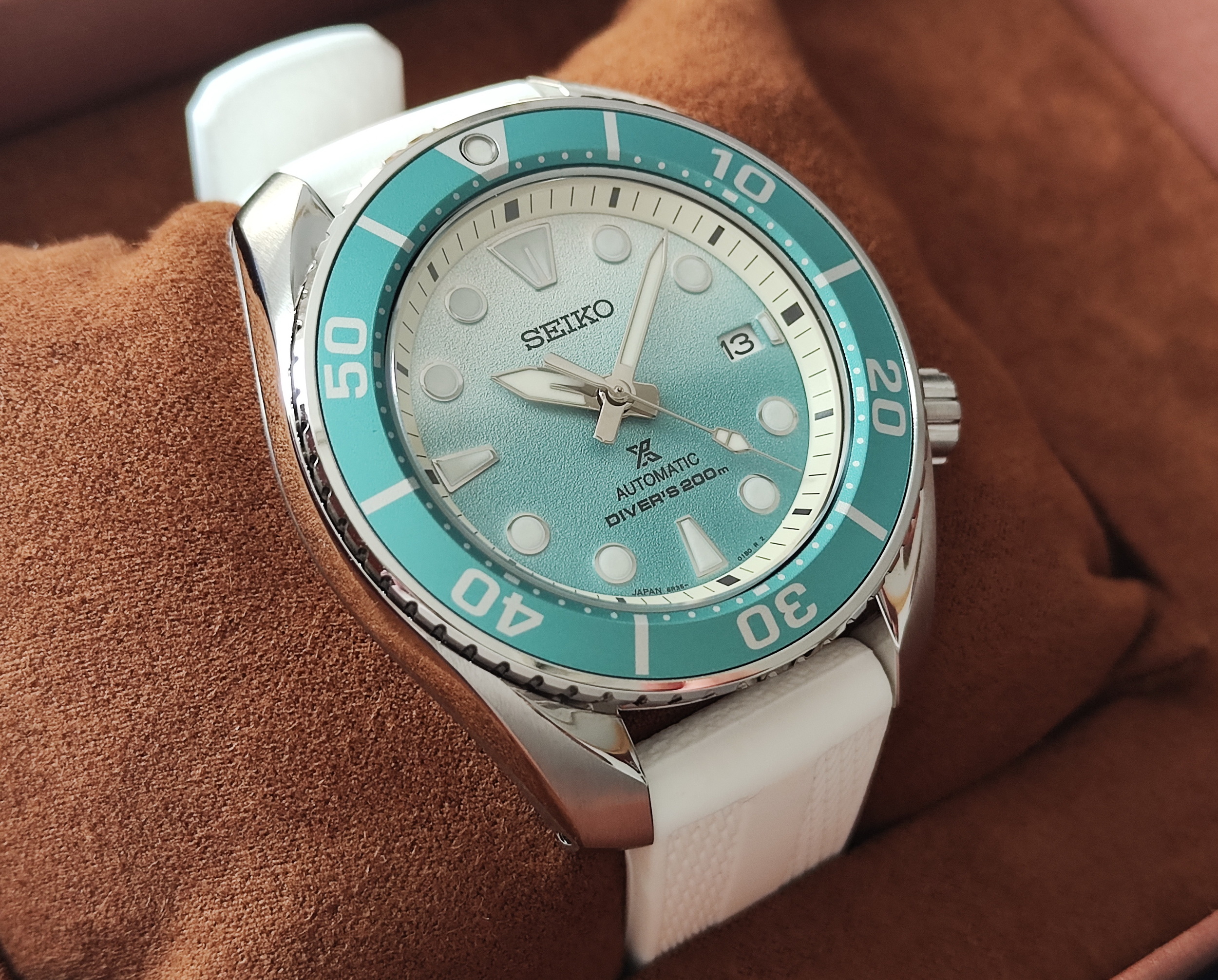 精工 SEIKO 全新 PROSPEX 亞洲限量 馬爾地夫沙洲 大錶徑45mm 自動上鍊 漸層面盤~原廠盒單 2026AD 3
