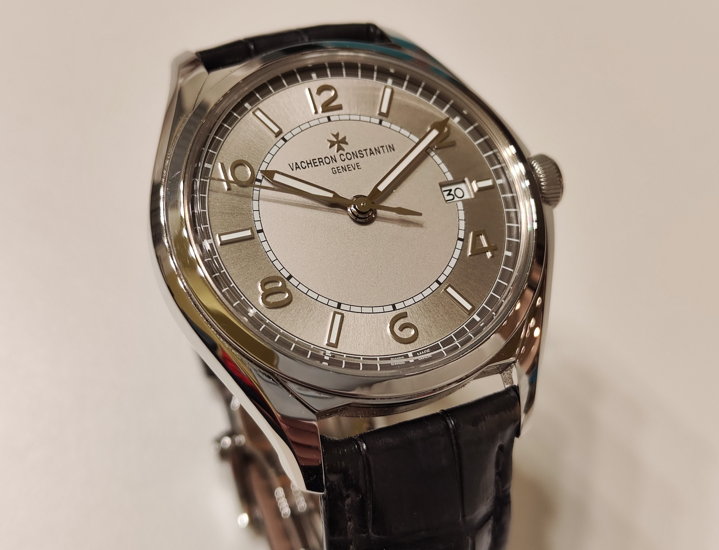 江詩丹頓 Fiftysix 4600E 銀色面盤 錶徑40mm 自動上鍊 VC~原廠盒單 2019 3