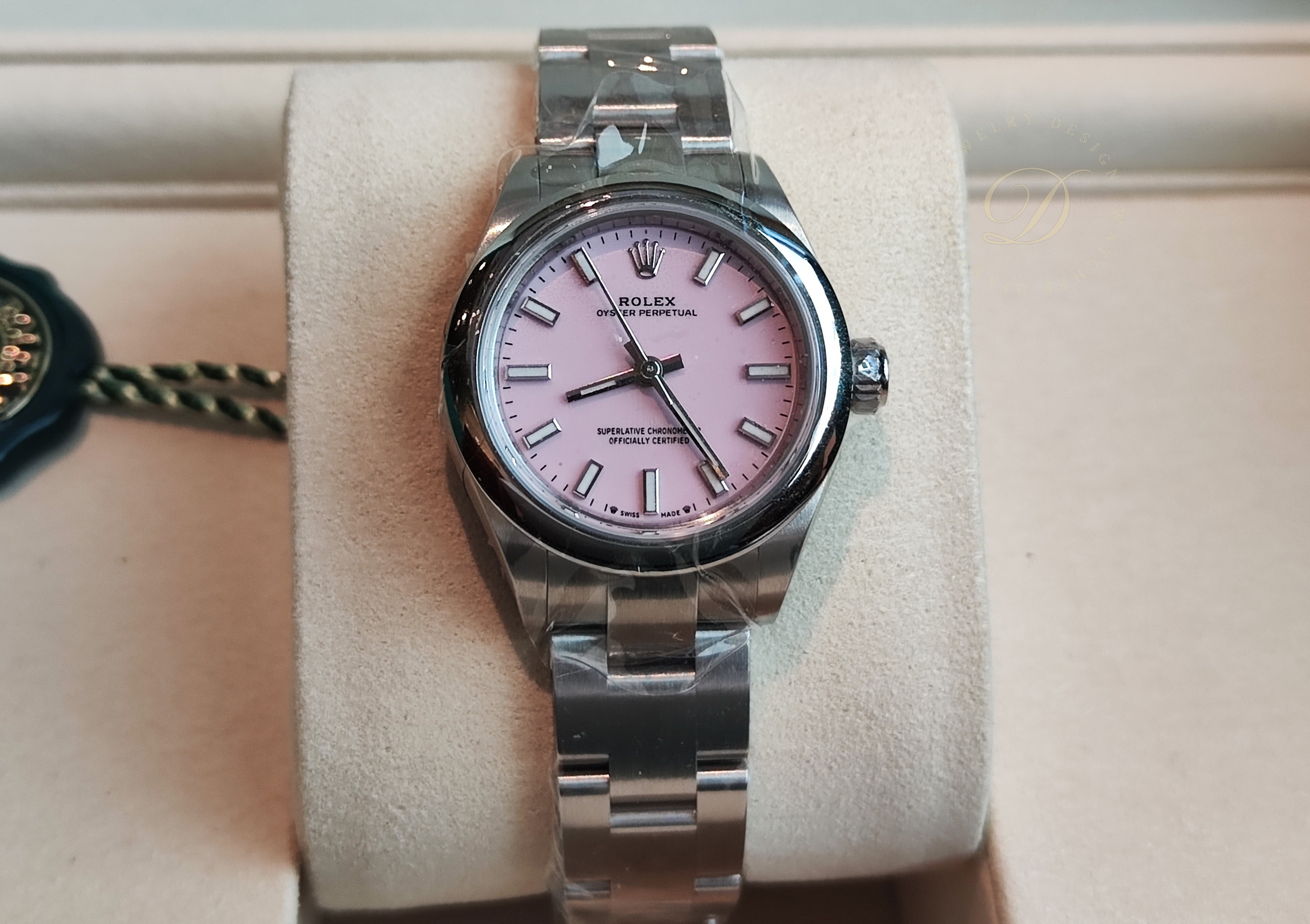 勞力士 全新 276200 糖果粉紅色面盤 錶徑28mm 自動上鍊 粉紅面~原廠盒單 2026