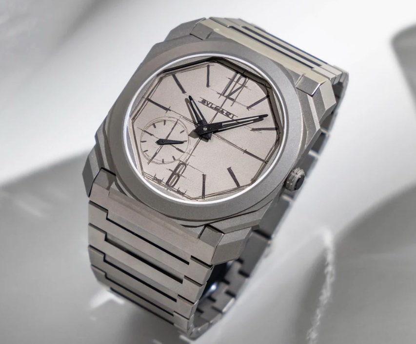 寶格麗 全新Octo Finissimo 10週年紀念款 鈦金屬 錶徑40mm 手繪面盤 自動上鍊 全球極限量~原廠盒單 國內AD未拆封 2