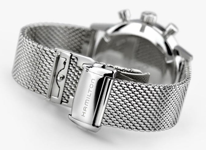 漢米爾頓 全新 古典賽車錶 漸層綠色面盤 錶徑40mm 手動上鍊 熊貓面 原廠米蘭錶帶~原廠盒單 2026AD 4