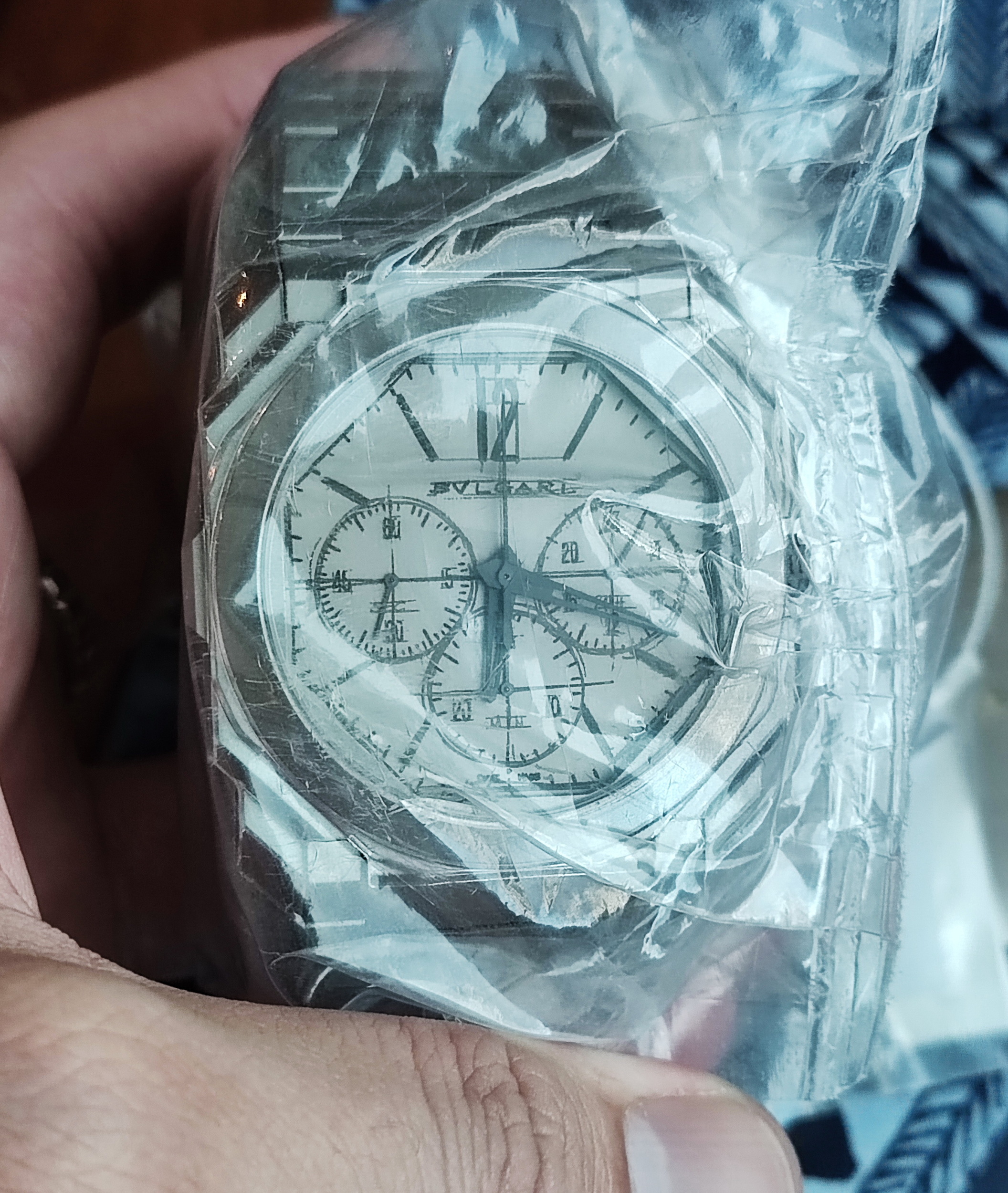 寶格麗 全新Octo Finissimo 10週年紀念款 計時功能 鈦金屬 錶徑40mm 手繪面盤 自動上鍊 全球極限量~原廠盒單 國內AD未拆封 6