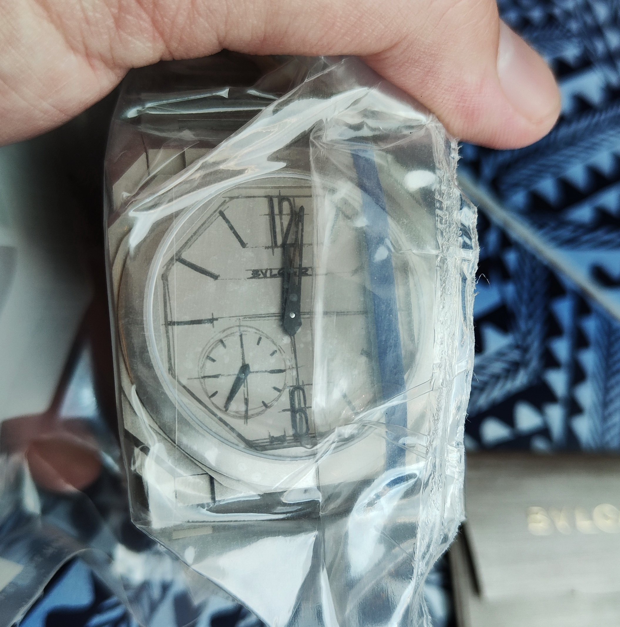 寶格麗 全新Octo Finissimo 10週年紀念款 鈦金屬 錶徑40mm 手繪面盤 自動上鍊 全球極限量~原廠盒單 國內AD未拆封 5