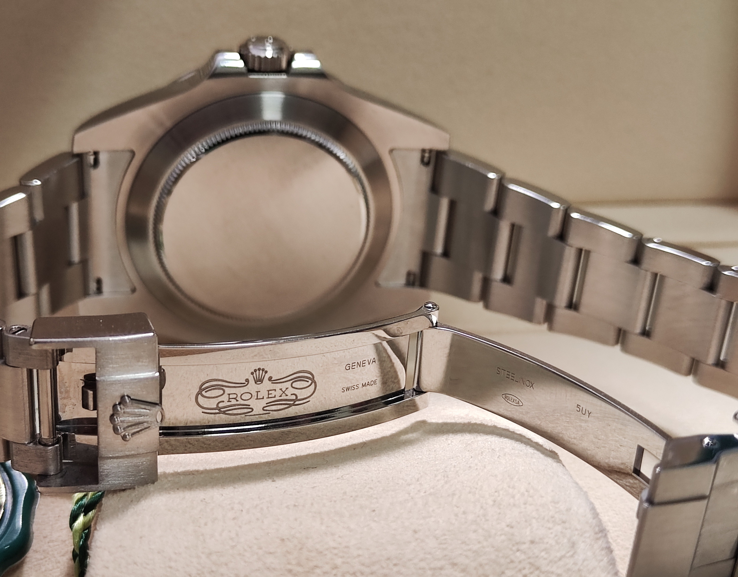 勞力士 216570 黑面 橘針 探險家二型 大錶徑42mm 黑探 GMT 兩地時間 探二~原廠盒單 2020 226570可參考 7