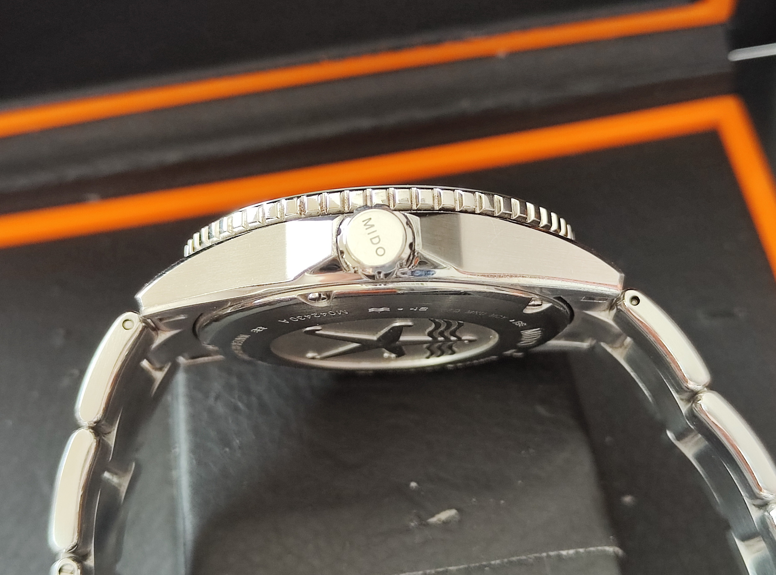 美度 MIDO 海洋之星 綠色面盤 大錶徑42.5mm 自動上鍊 綠水鬼 陶瓷圈~原廠盒單 4