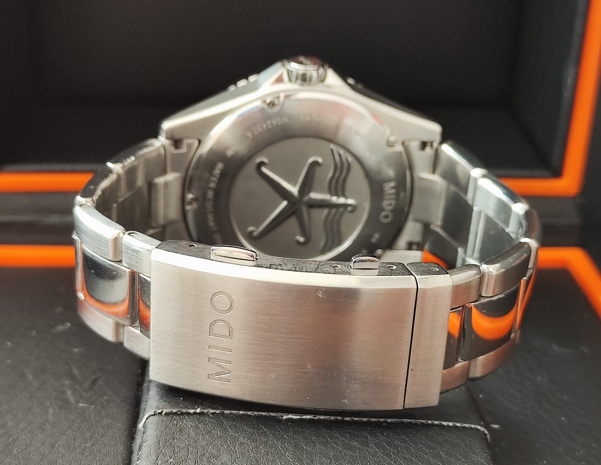 美度 MIDO 海洋之星 綠色面盤 大錶徑42.5mm 自動上鍊 綠水鬼 陶瓷圈~原廠盒單 6