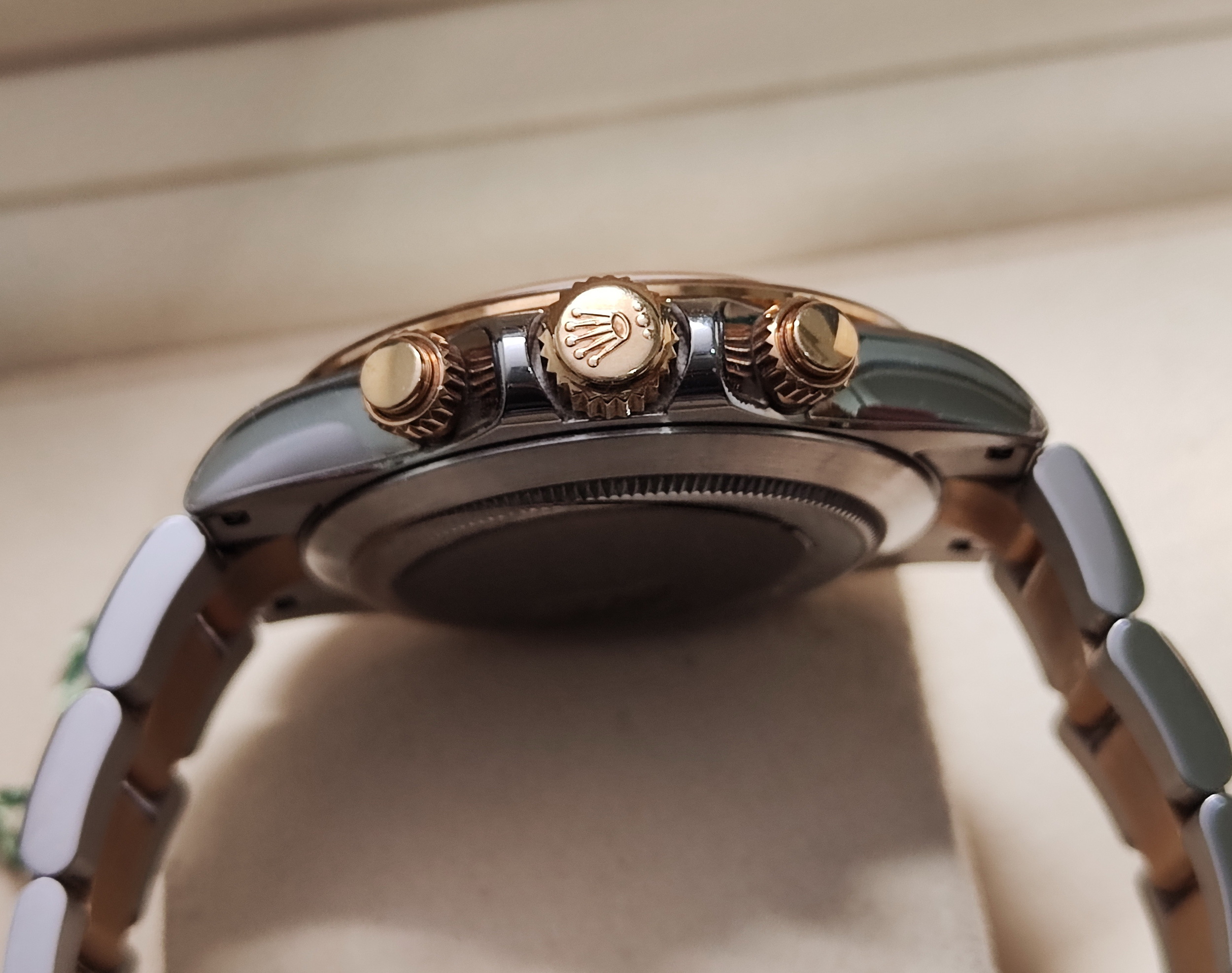 勞力士 116503 半金黑 迪通納 錶徑40mm 計時功能 DAYTONA 自動上鍊~原廠盒單 2020 4