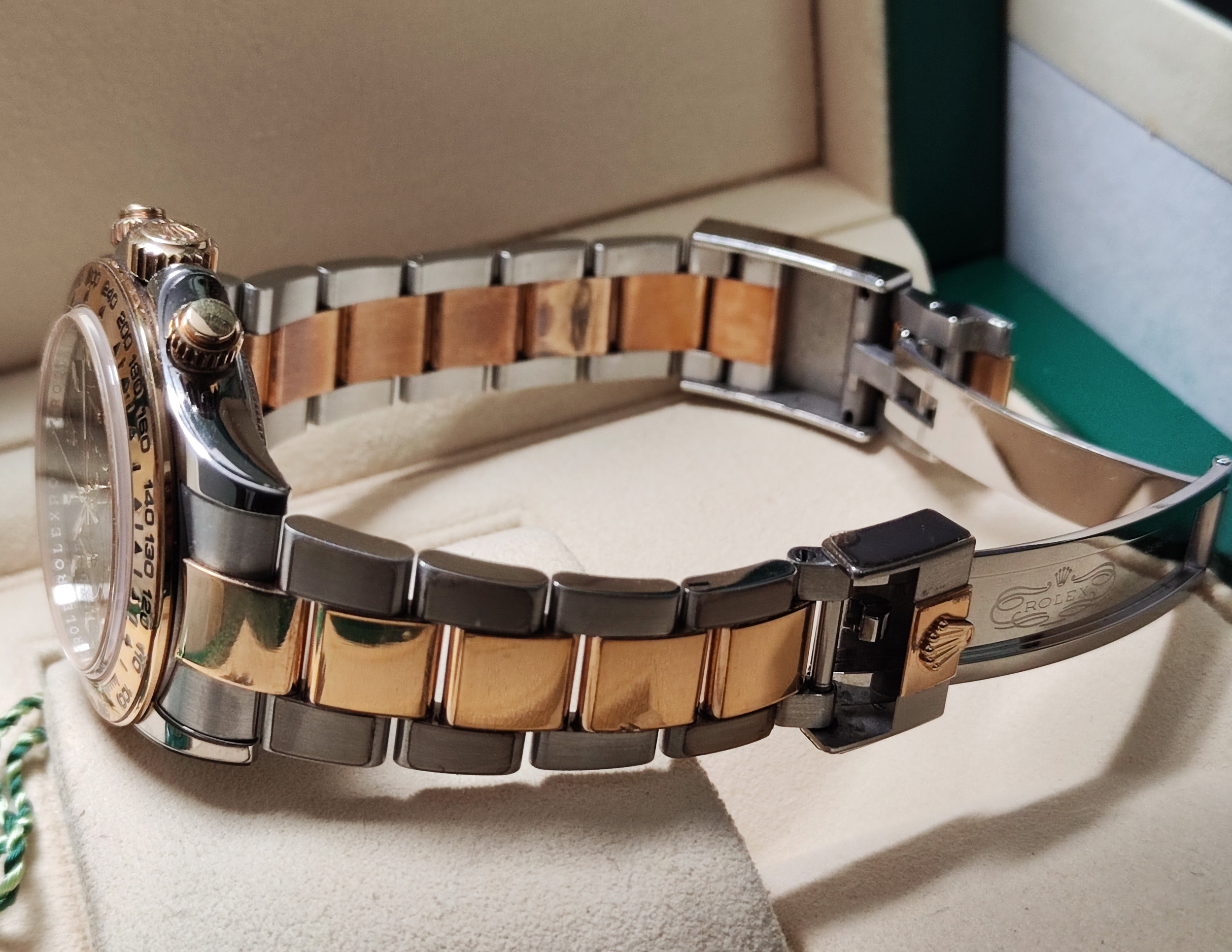 勞力士 116503 半金黑 迪通納 錶徑40mm 計時功能 DAYTONA 自動上鍊~原廠盒單 2020 5