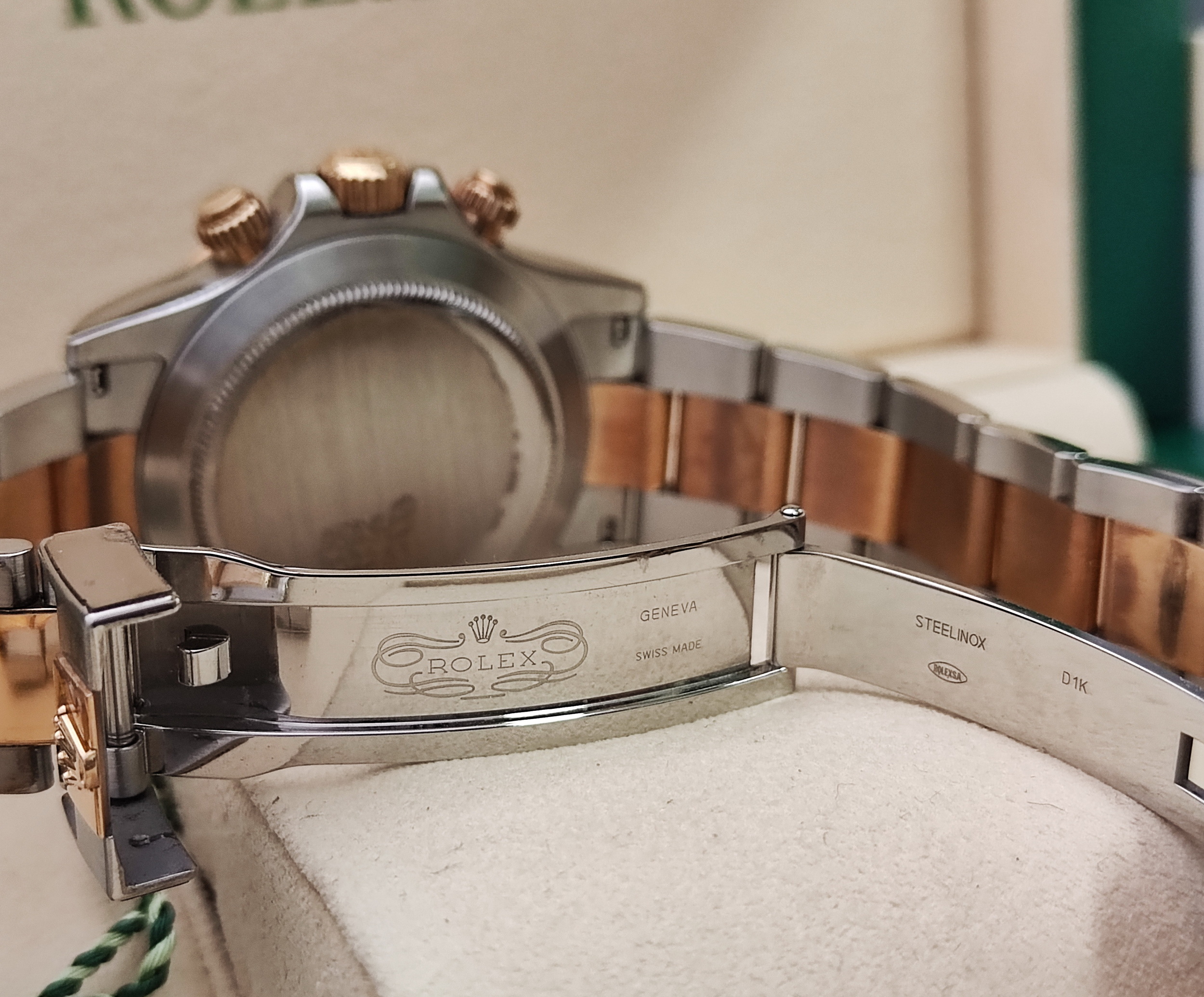 勞力士 116503 半金黑 迪通納 錶徑40mm 計時功能 DAYTONA 自動上鍊~原廠盒單 2020 6