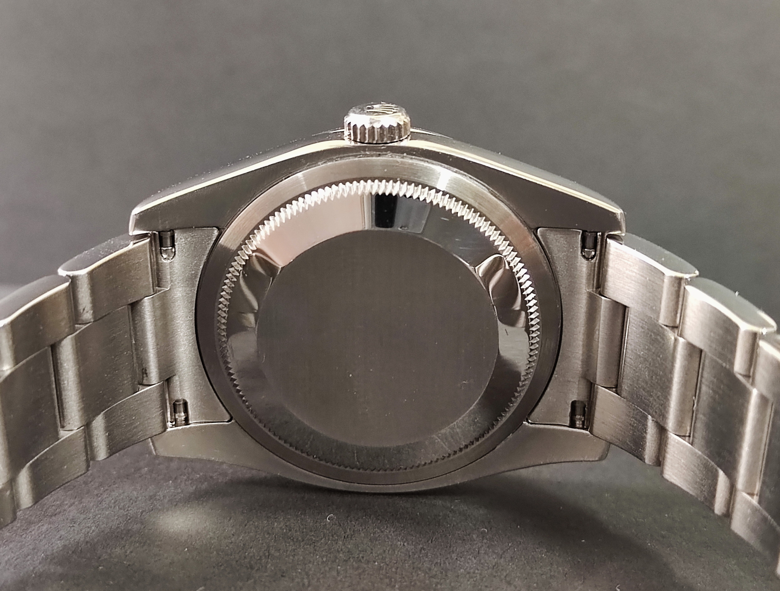 勞力士 116244 原鑲鑽圈 咖啡色 波浪面盤 錶徑36mm 自動上鍊 巧克力面 絕版釋出 單錶 69鑽 6